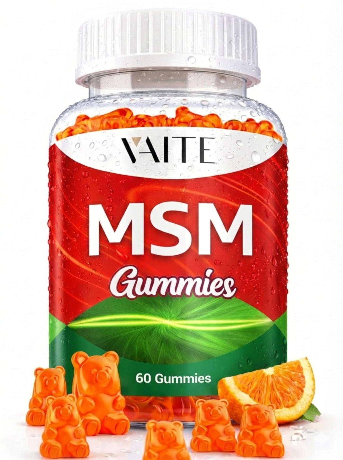 VAITE MSM Supplements for Men & Women 2000mg Gummies, 60 Count