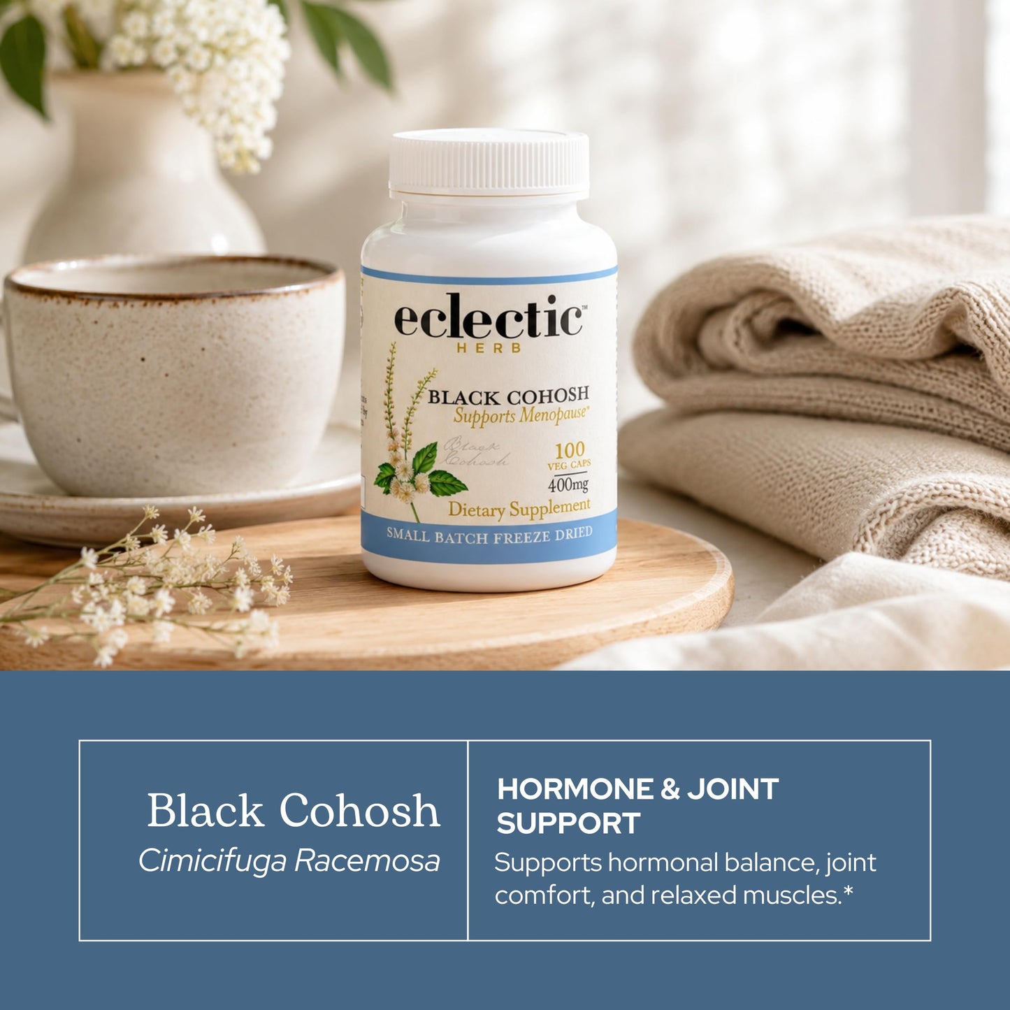 ECLECTIC INSTITUTE Black Cohosh Root Capsules 100