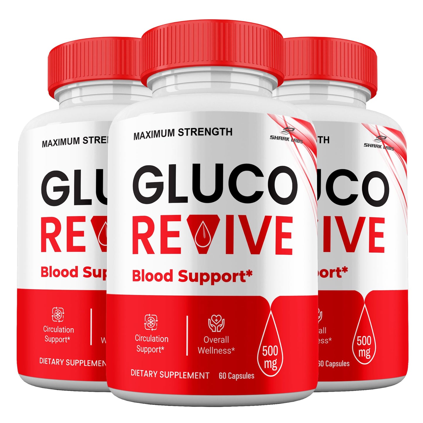 Shark Labs Gluco Revive 60 Capsules