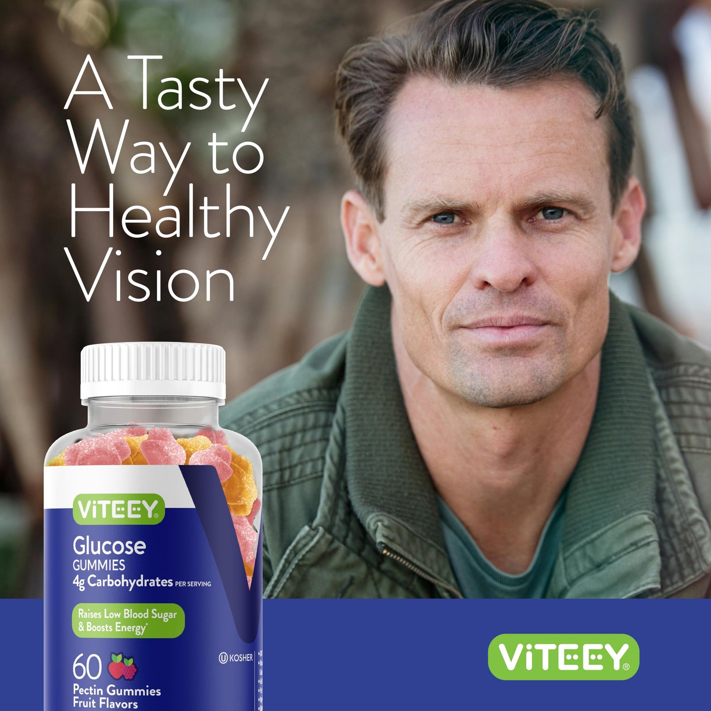 Viteey Glucose Gummies 120 Count