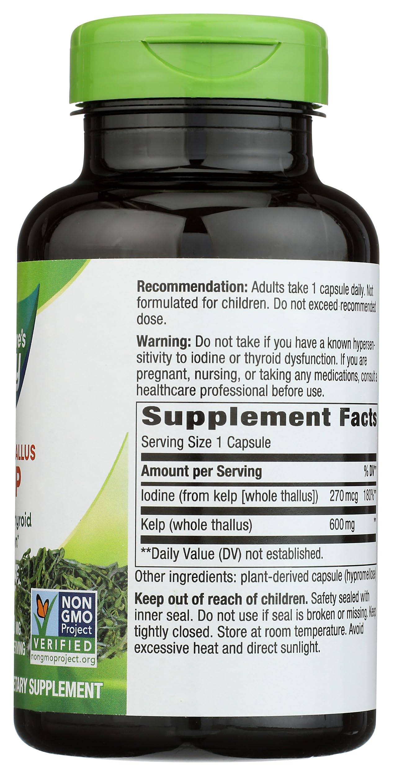 Nature's Way Kelp Capsule 180 Count