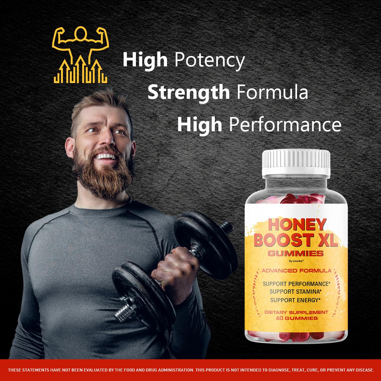 LIVORKA Honey Boost XL Gummies 300 Gummies