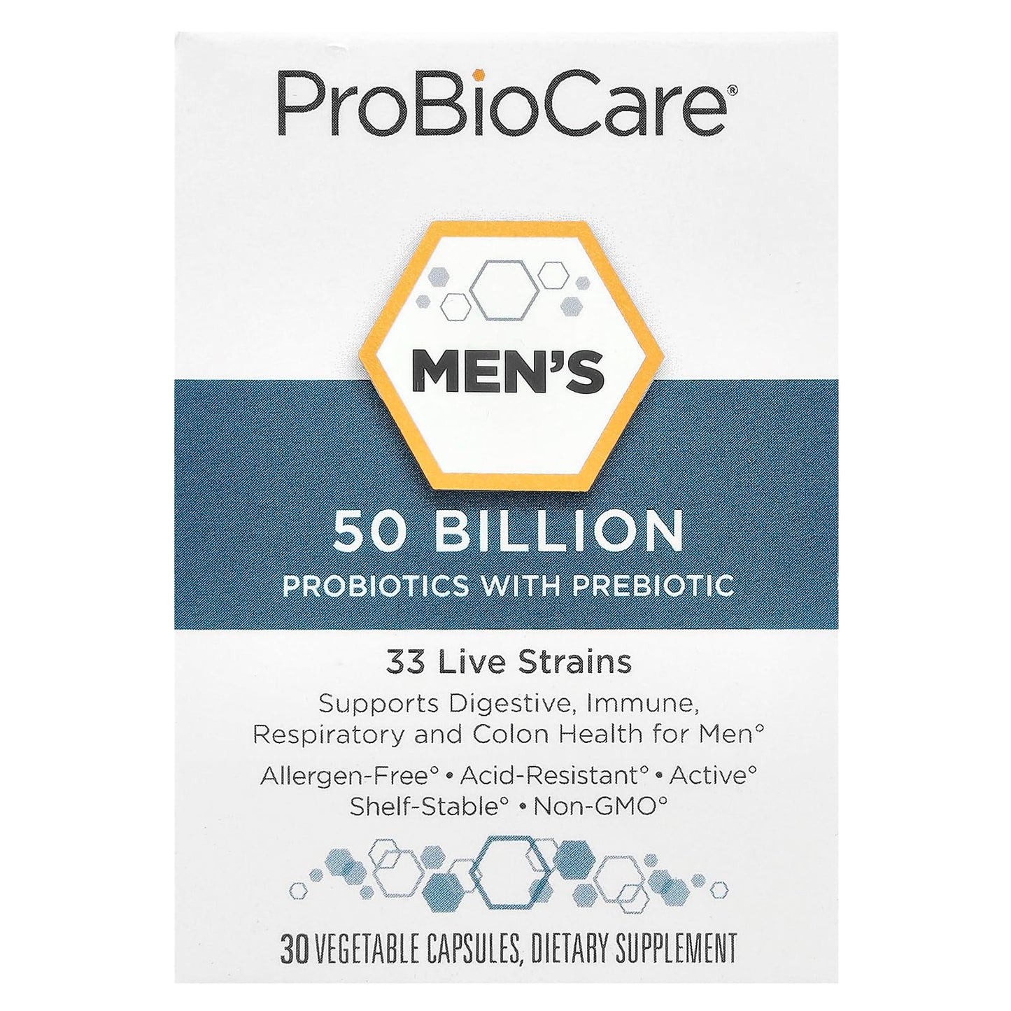 ProBioCare Probiotic for Men Capsule 30 Count