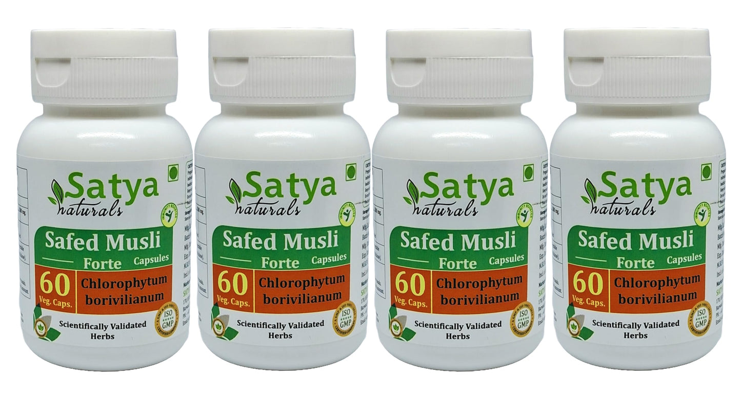 Generic Safed Musli 500 mg Capsule, 240 Count