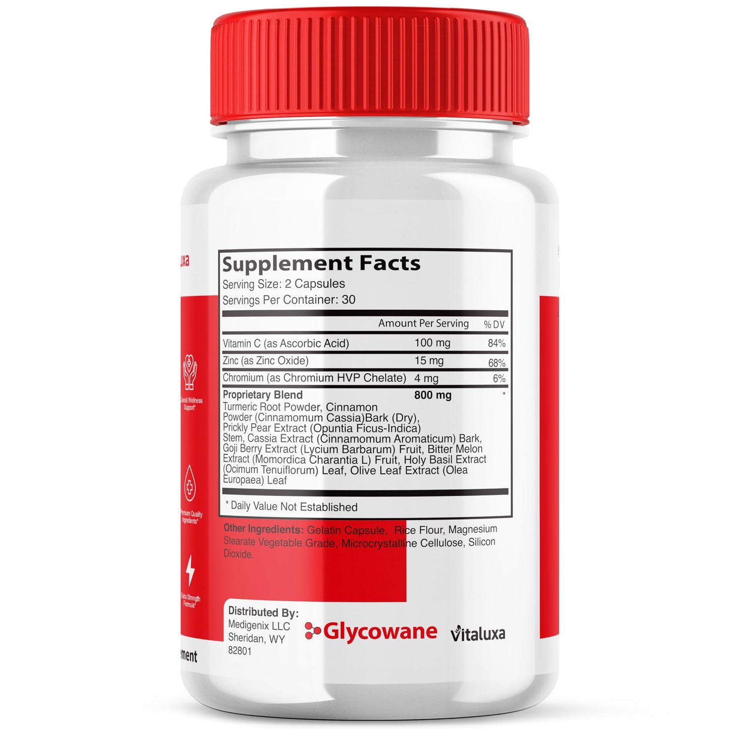 Vitaluxa GlucoZone Capsules, 300 ct