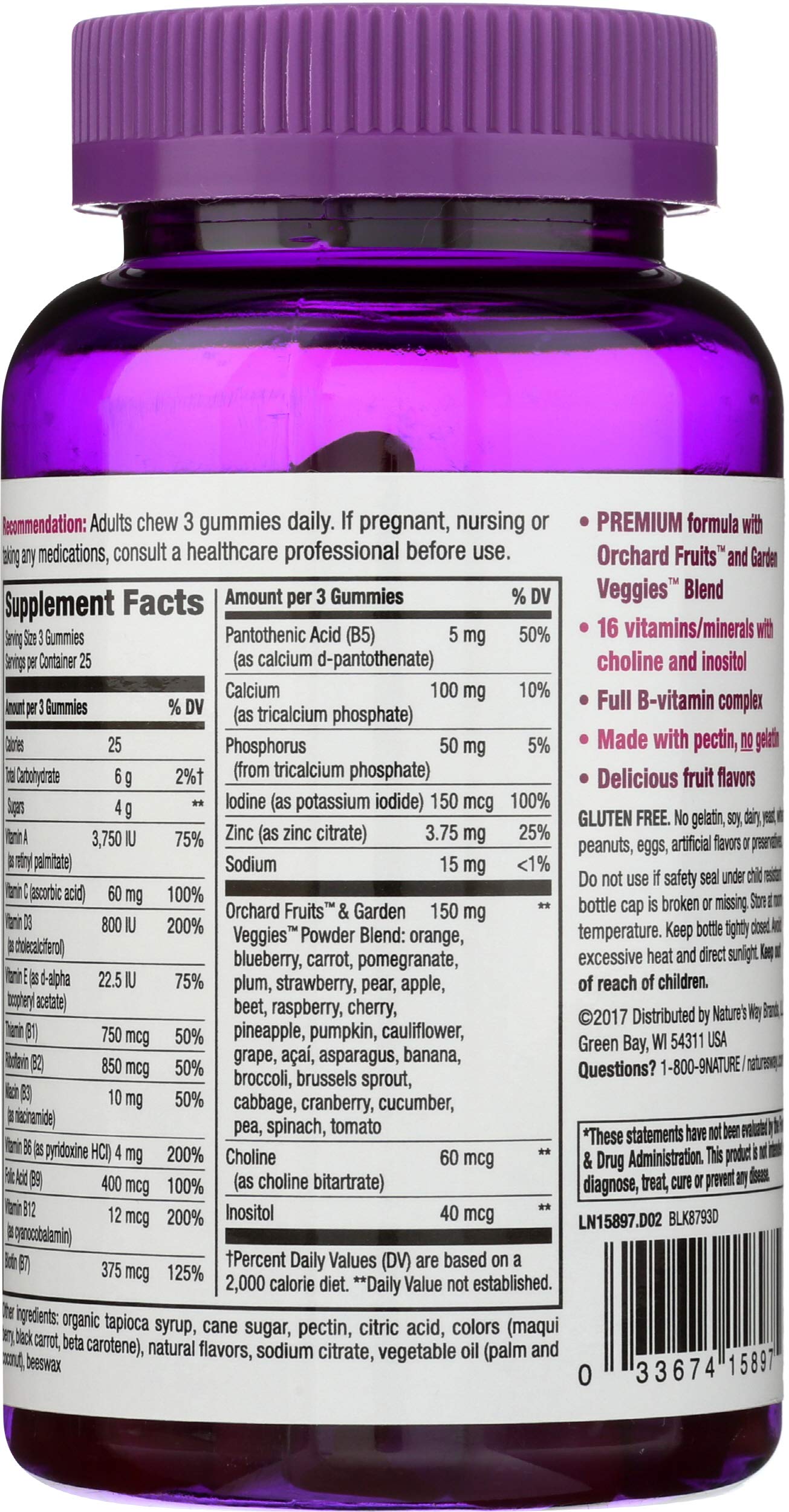 Nature's Way Alive Women's Gummy Vitamins 75 Count