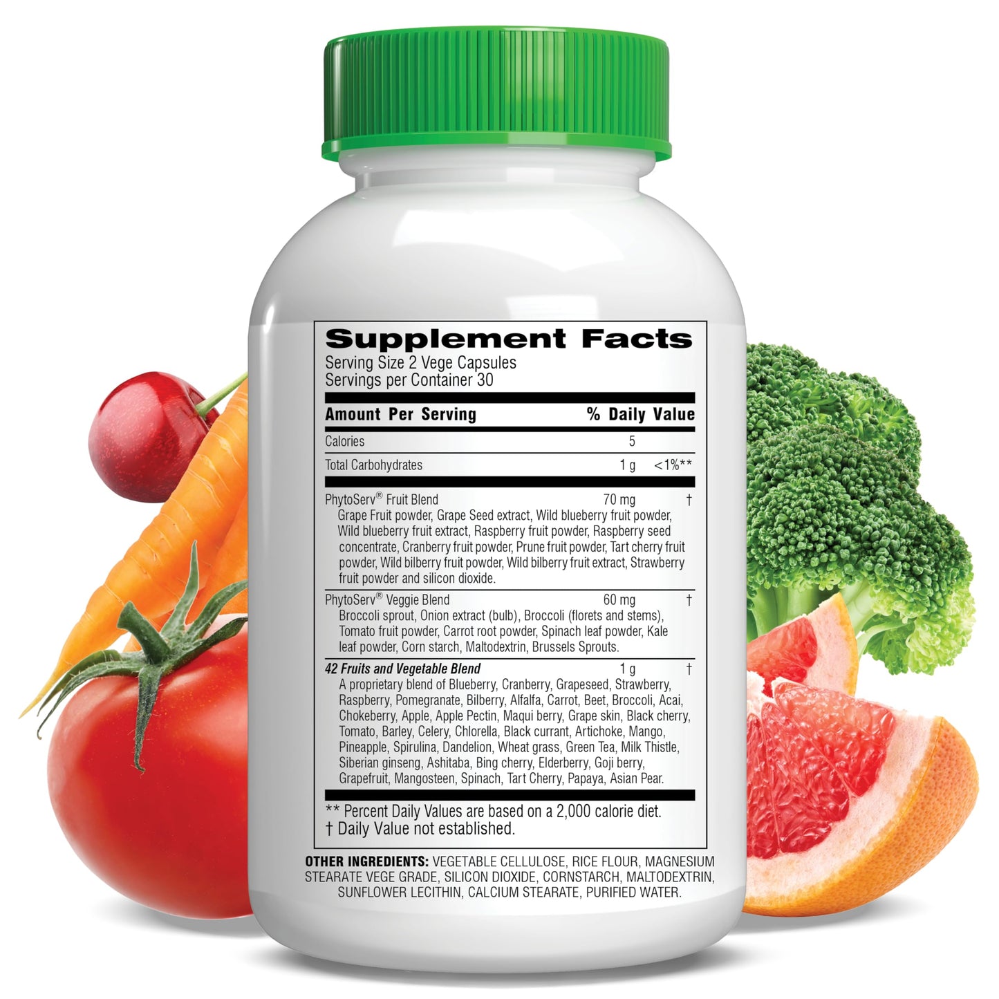 Botanic Choice Mega Fruits & Veggies Blend Capsule 60 Count