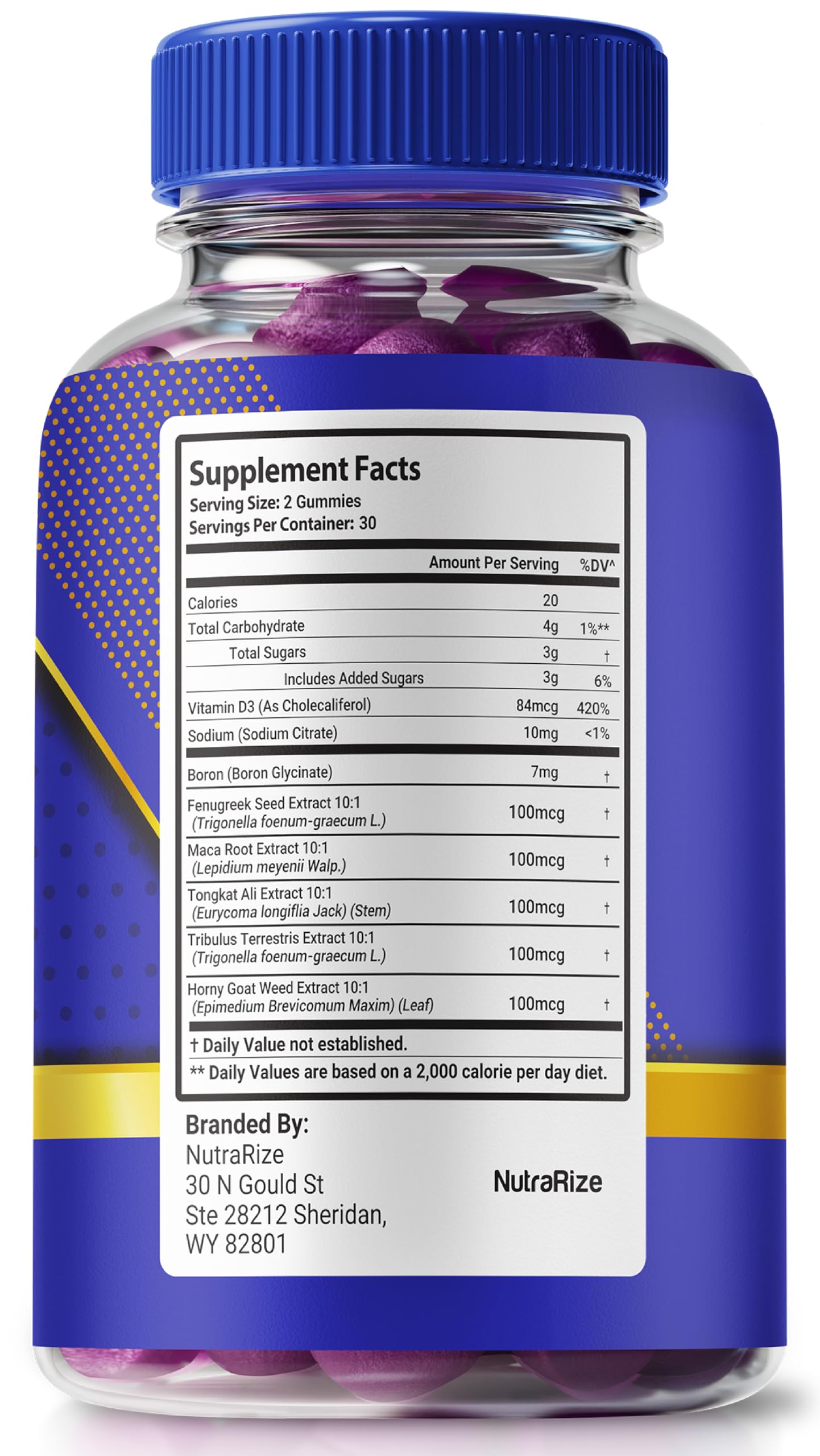 NutraRize Alpha Pro Force Gummies, 120 Gummies