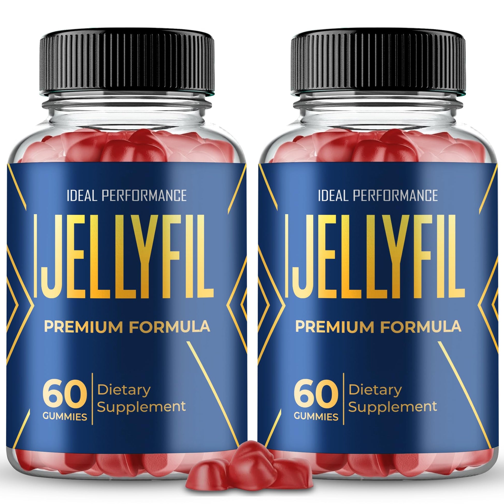 IDEAL PERFORMANCE Jellyfil Gummies for Men Gummy 120 Count