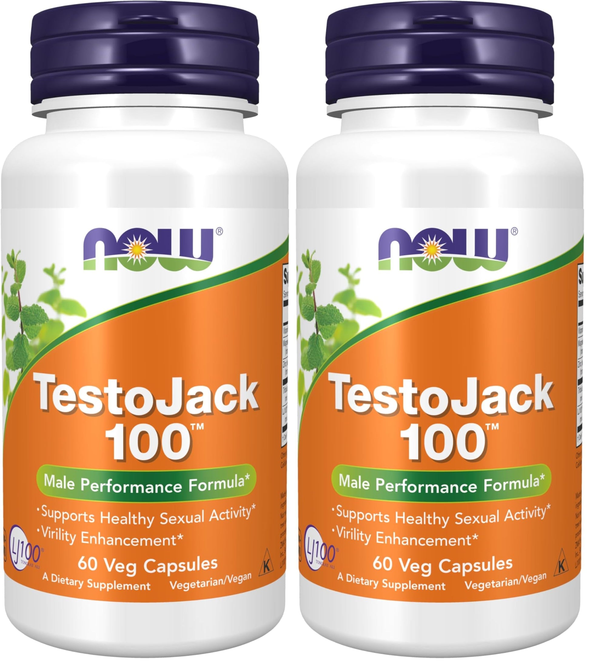 NOW Foods TestoJack 100 with LJ100, 120 Capsules