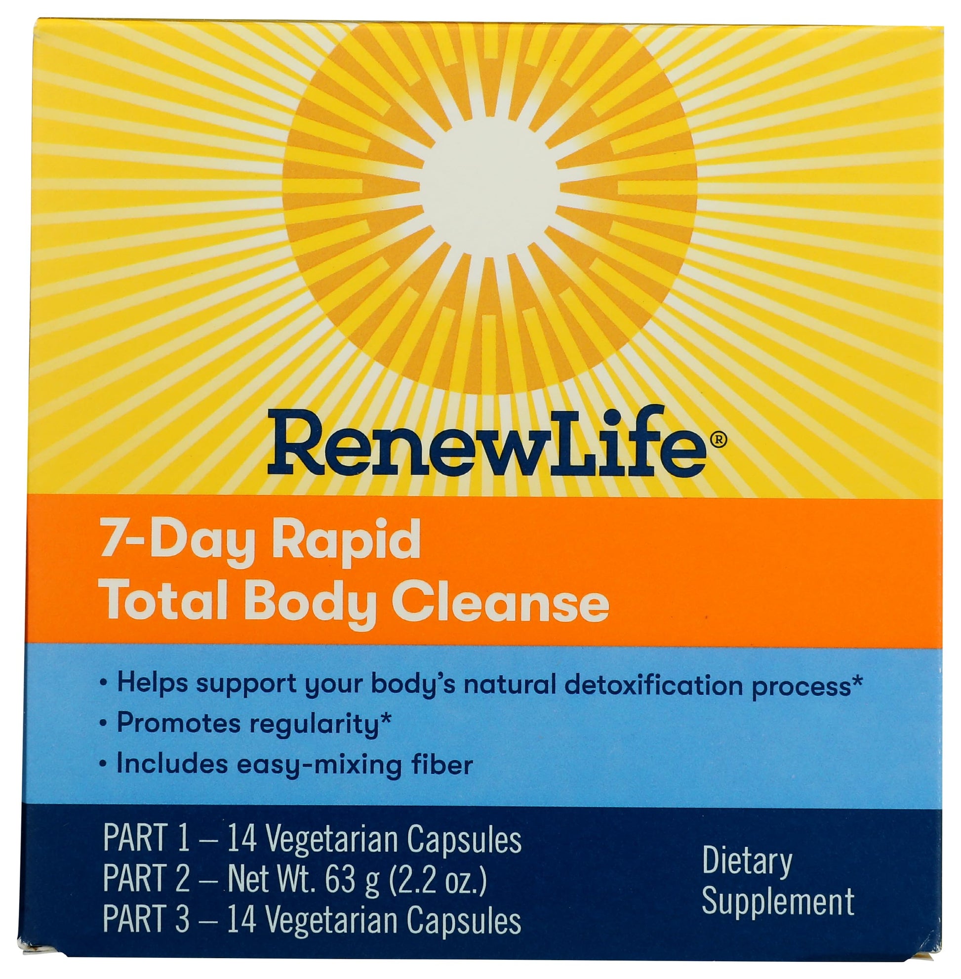 Renew Life Total Body Rapid Cleanse 7 Day Capsule, 1 Count