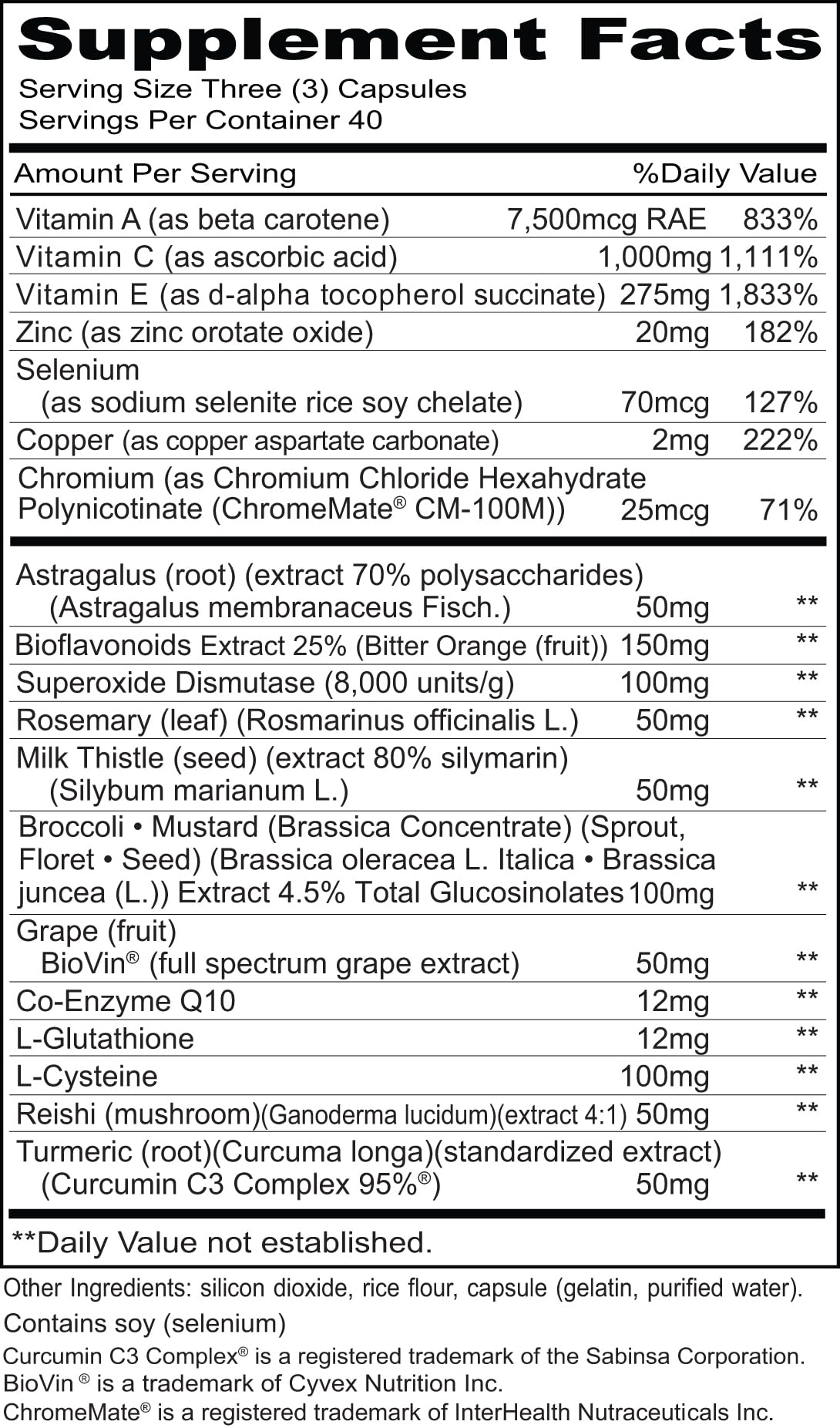Priority One Oxi Plus Capsules 120