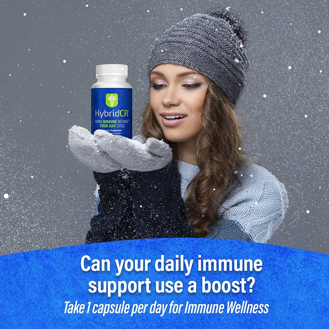 Hybrid Remedies HybridCR Rapid Immunity Supplement Capsules 30 Count