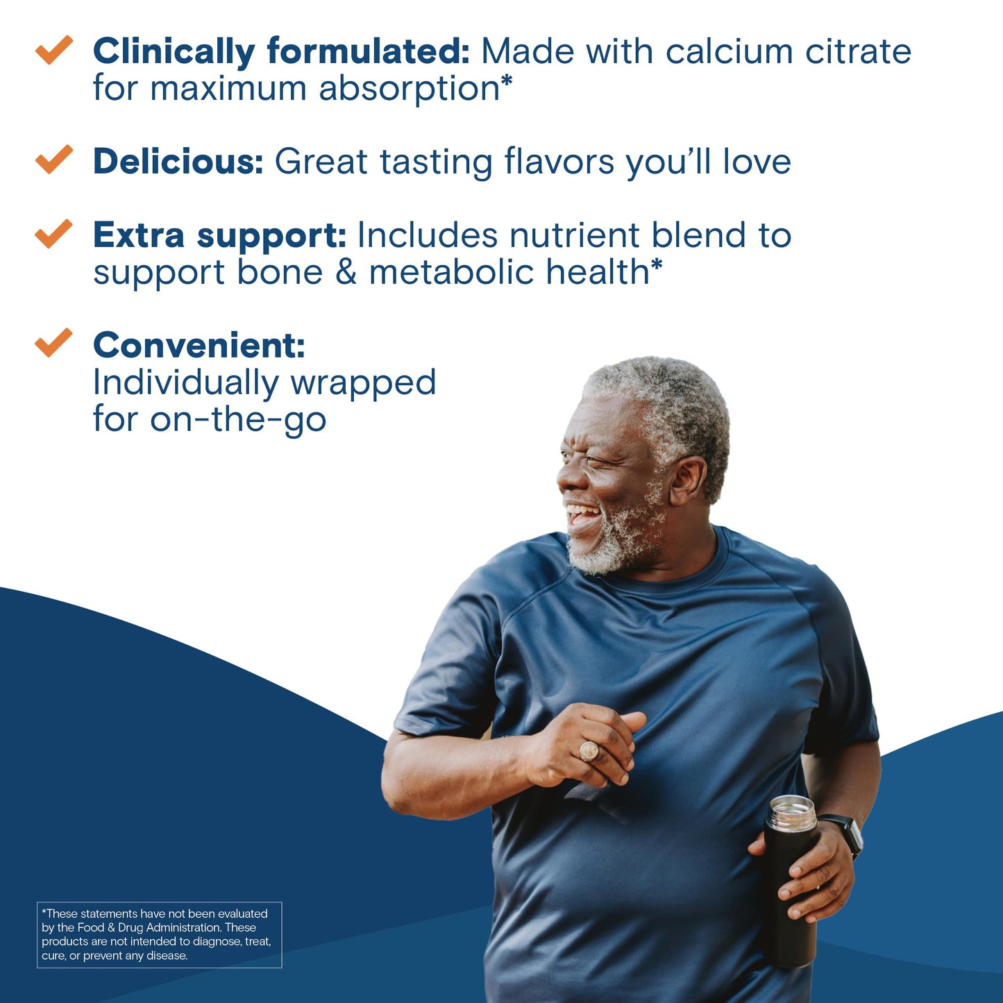 Bariatric Fusion Calcium Citrate with Vitamin D3 Gummies 60 Count