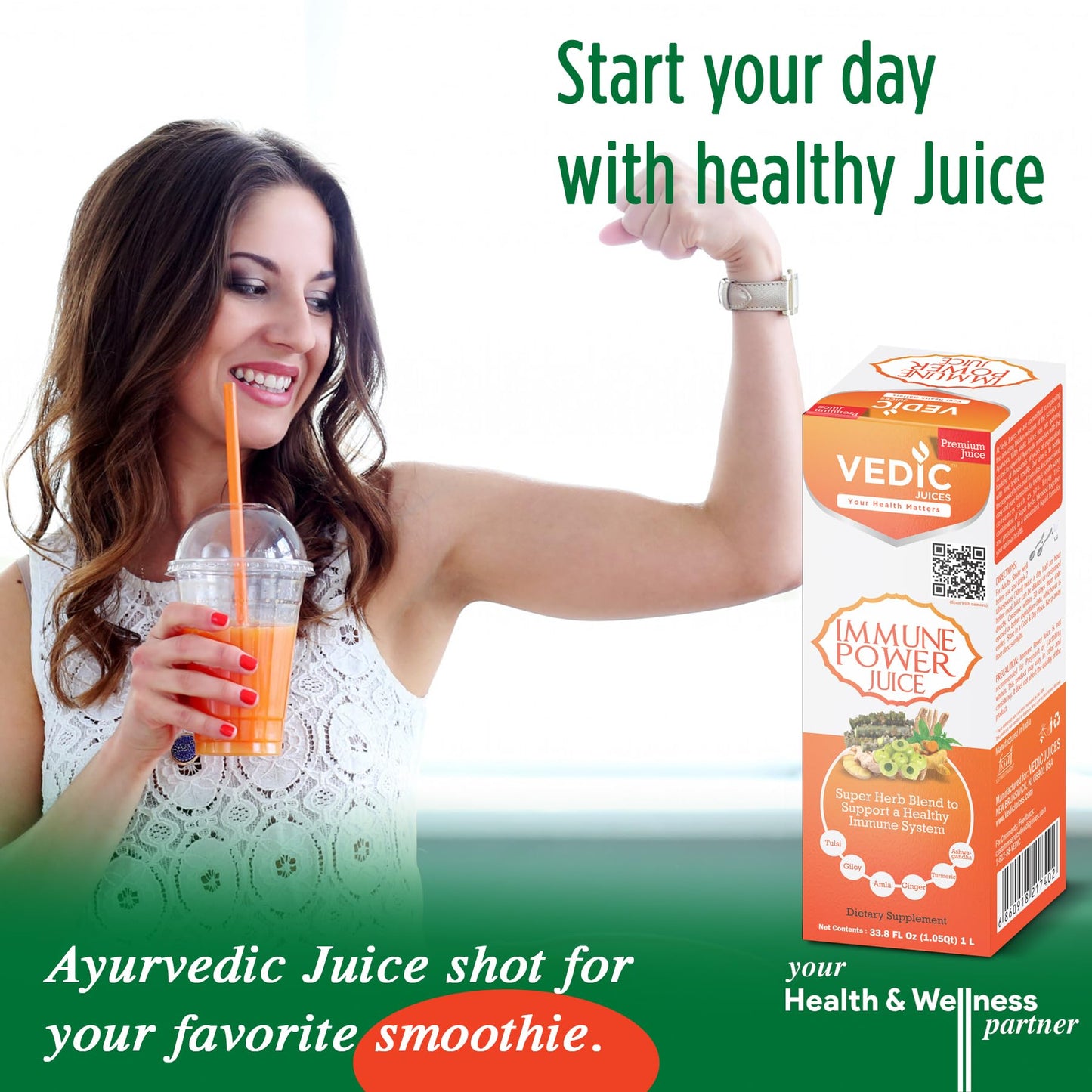 Vedic Juices Immune Power Juice Powder, 1 Count