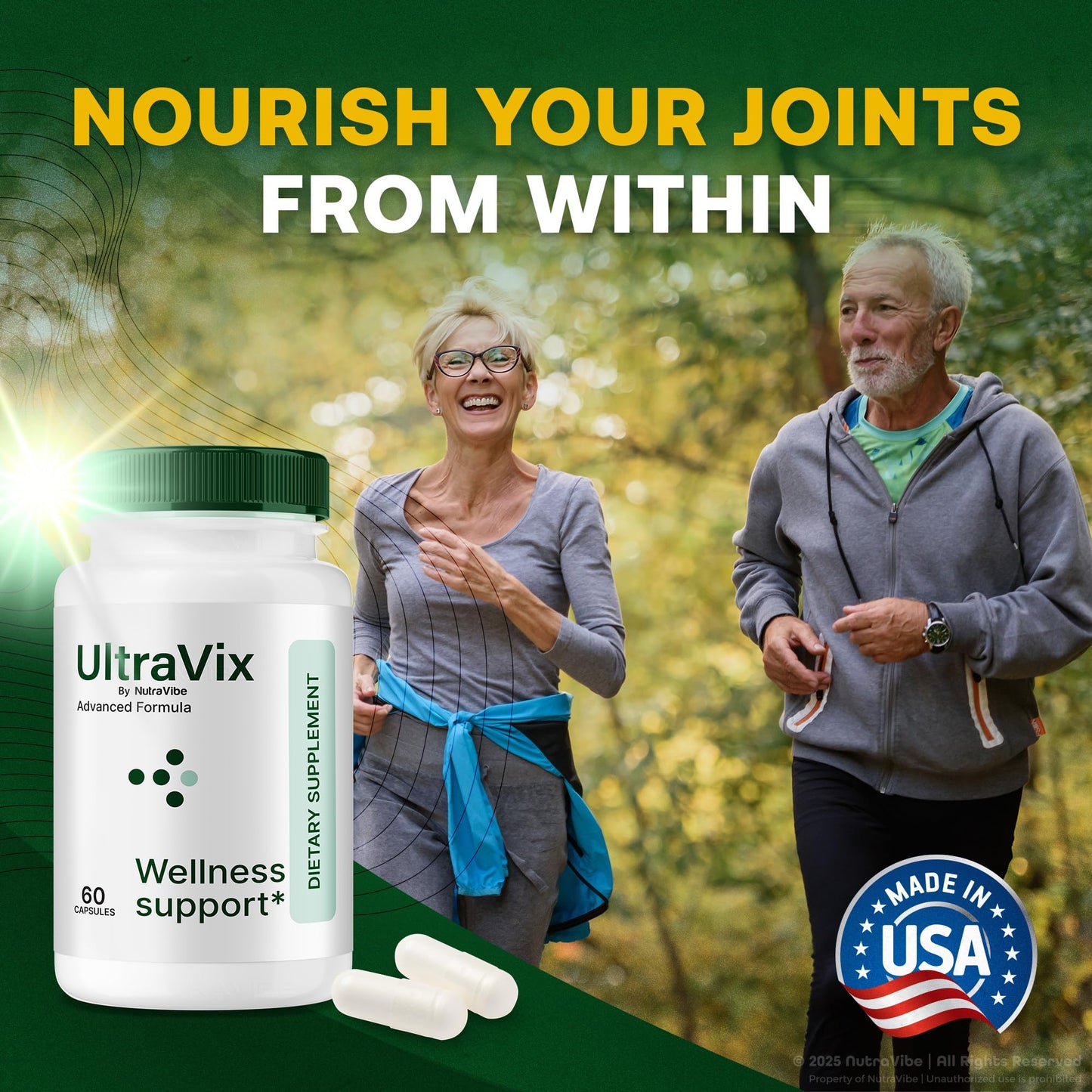 NutraVibe UltraVix Joint Support Capsules, 180 Capsules