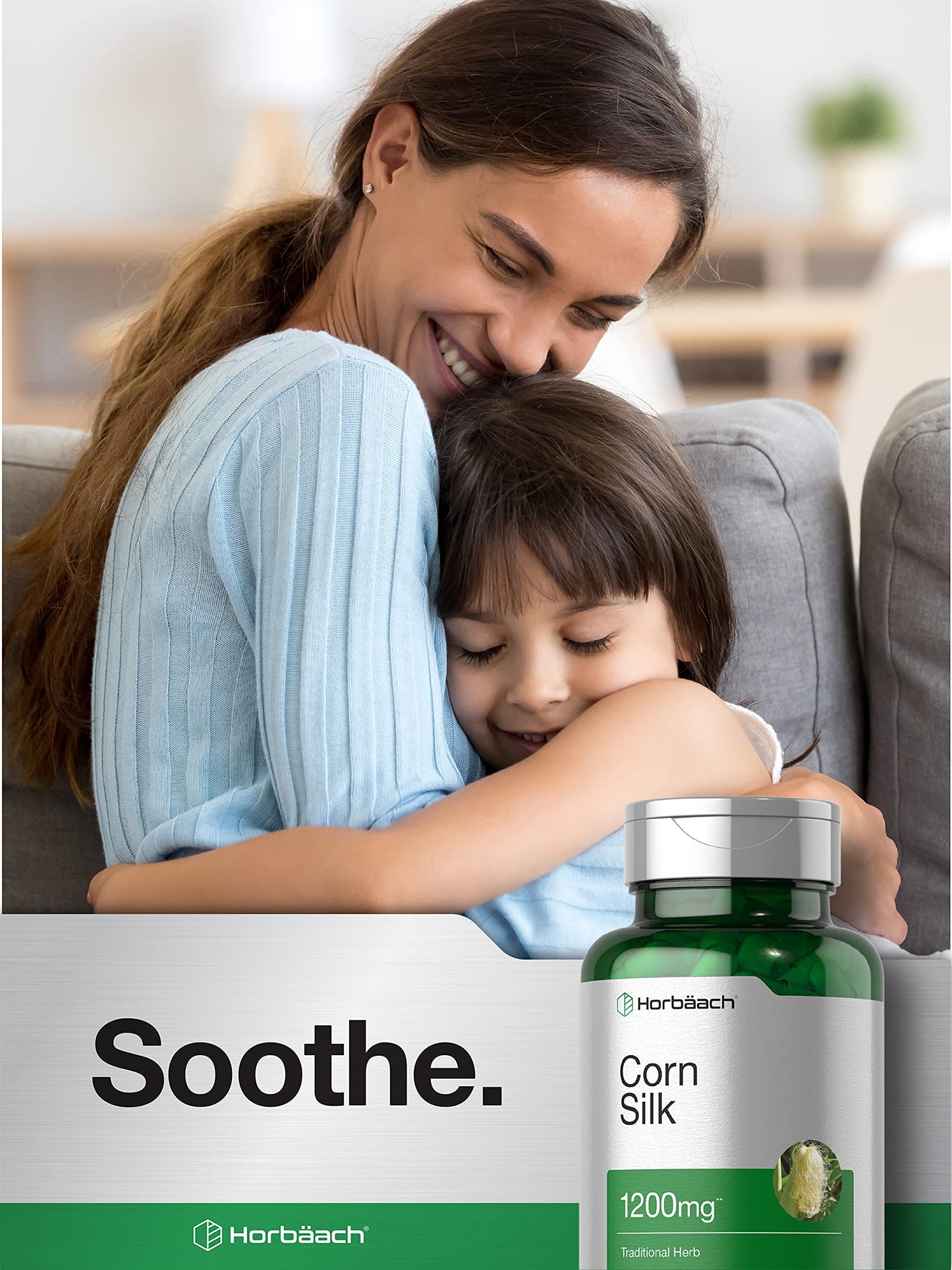 Horbäach Corn Silk Capsules 200 Count