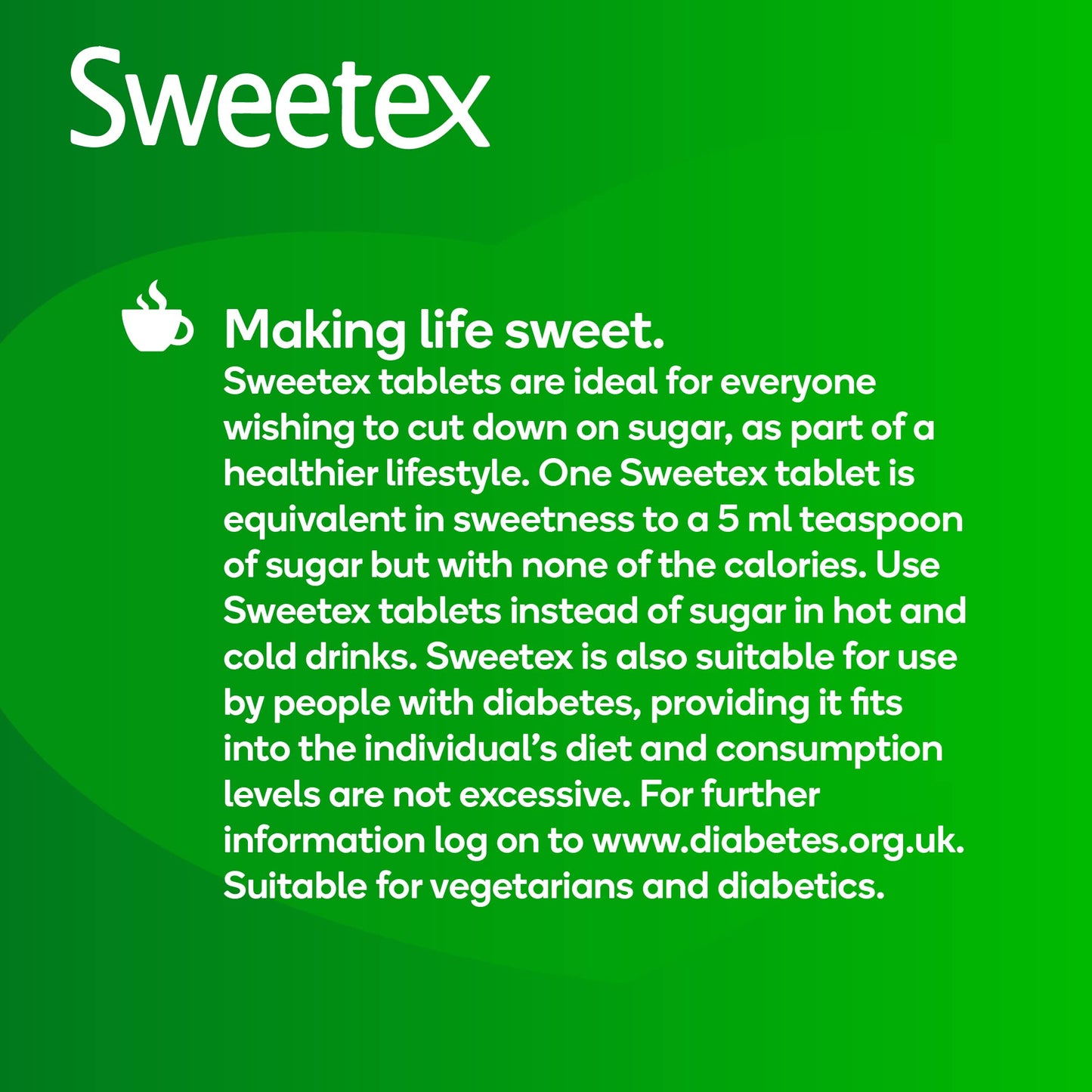 Sweetex 600 Tablets, 6 Count