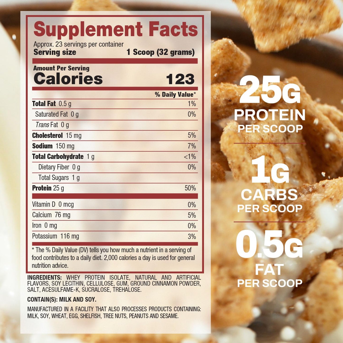 BPI Sports Isolate Protein Powder 25.6 g per serving, 23 Servings