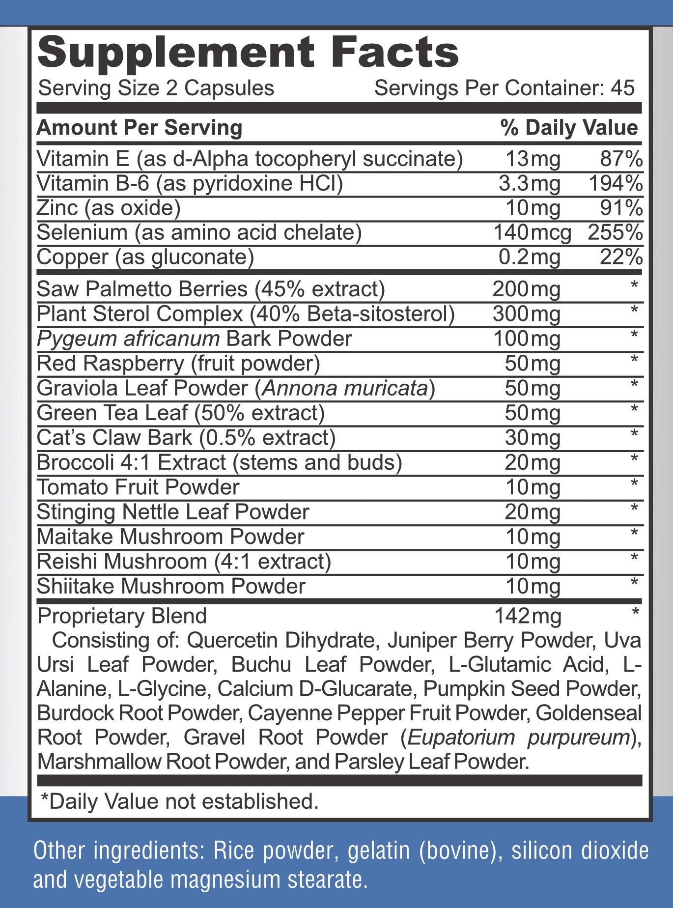 YUMMYVITE Prostate Support Formula for Men with Saw Palmetto and Plant Sterol 90 Capsules