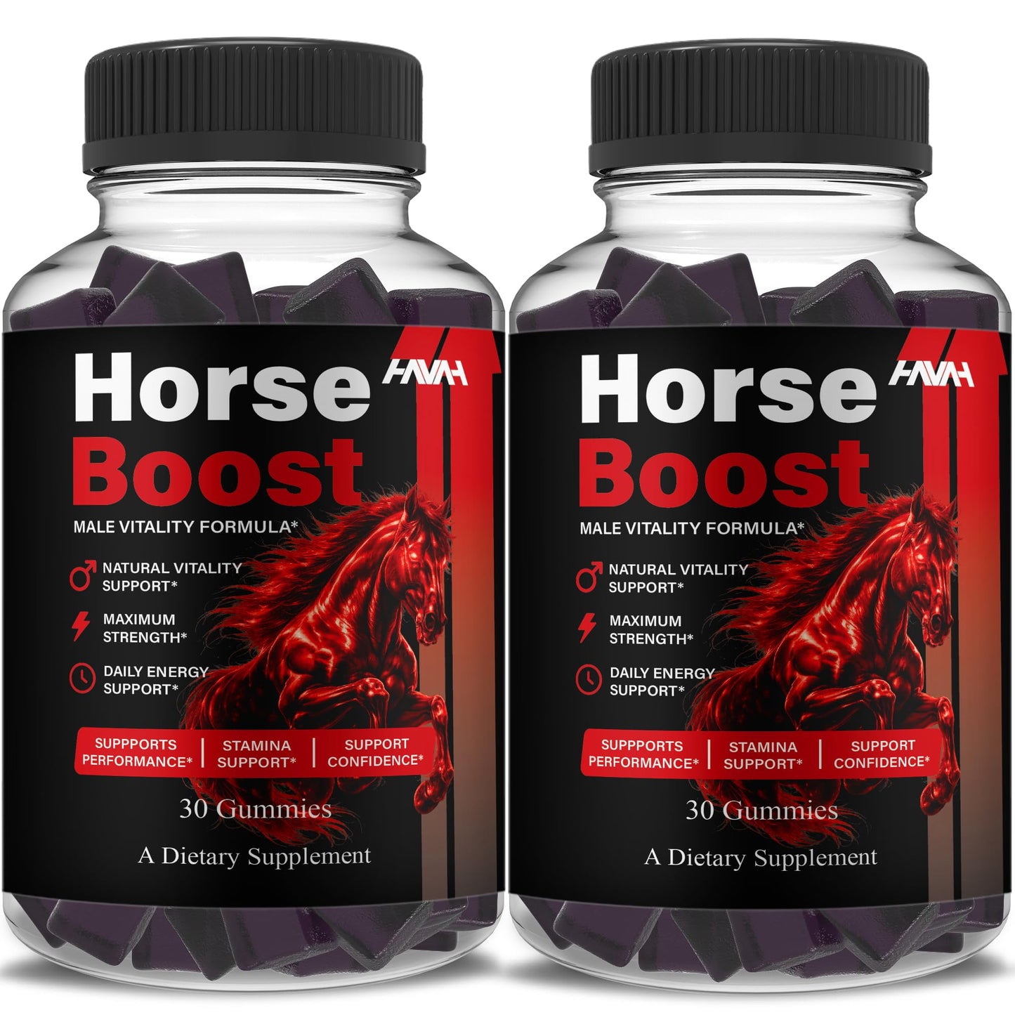 Havah Horse Boost Gummies, HorseBoost Advanced Formula, 60 Gummies