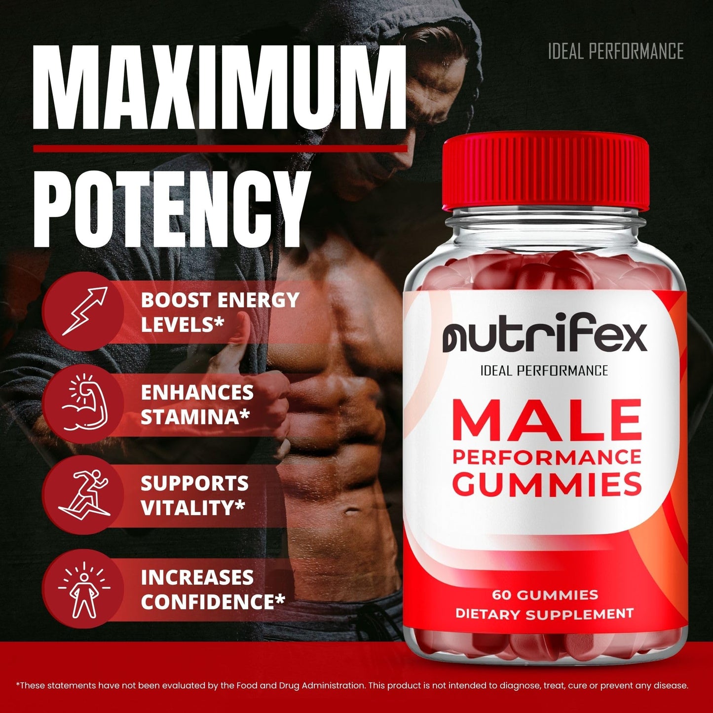 IDEAL PERFORMANCE Nutrifex Gummies 60 Count
