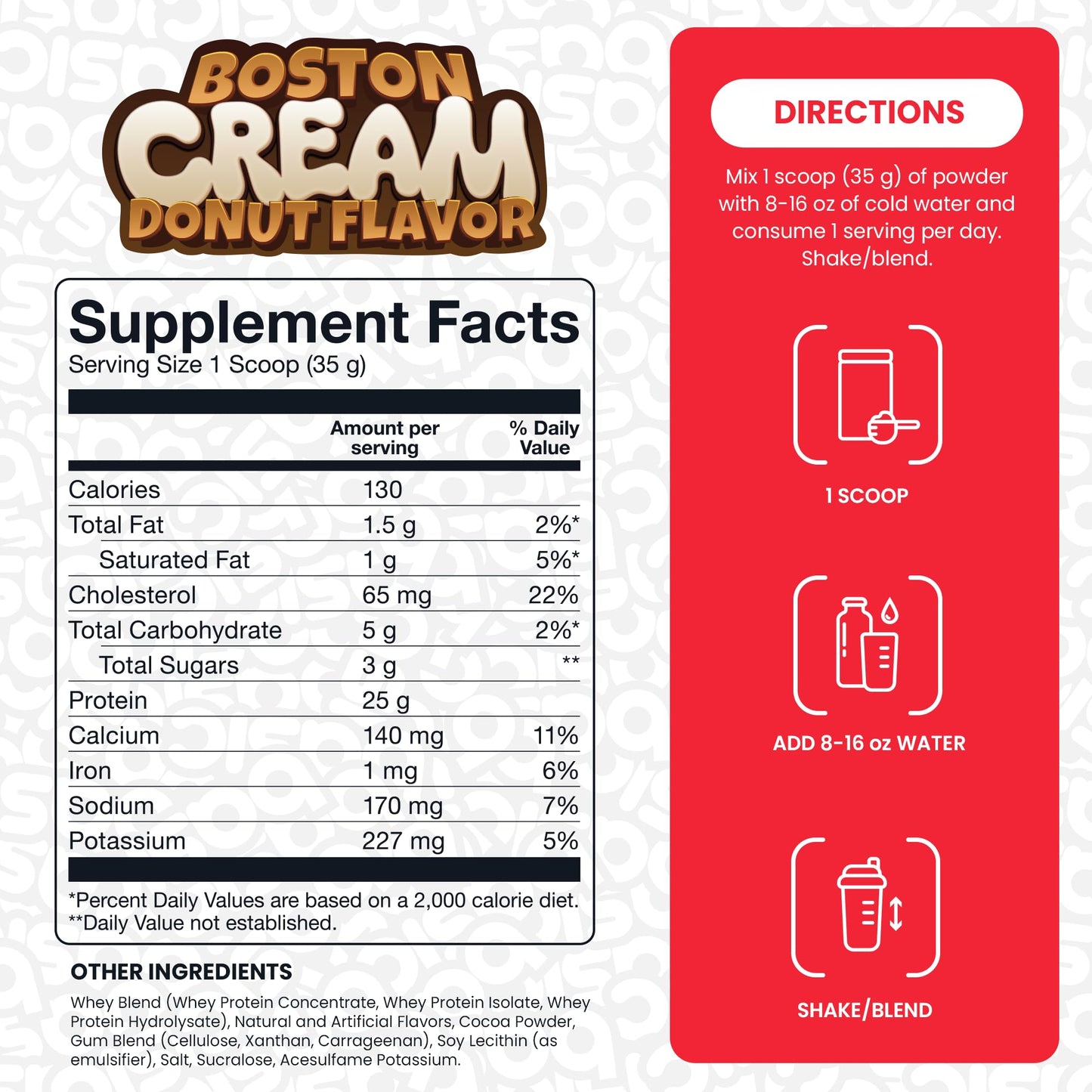 BASIC SUPPLEMENTS Whey Protein Powder, 80