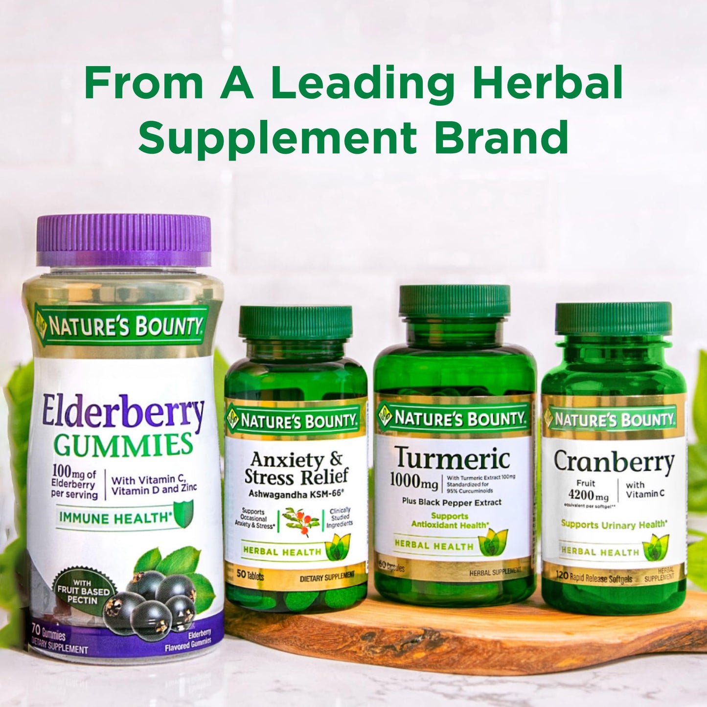 Nature's Bounty Stress Relief Ashwagandha KSM-66 Dietary Supplement Tablet 180 Tablets