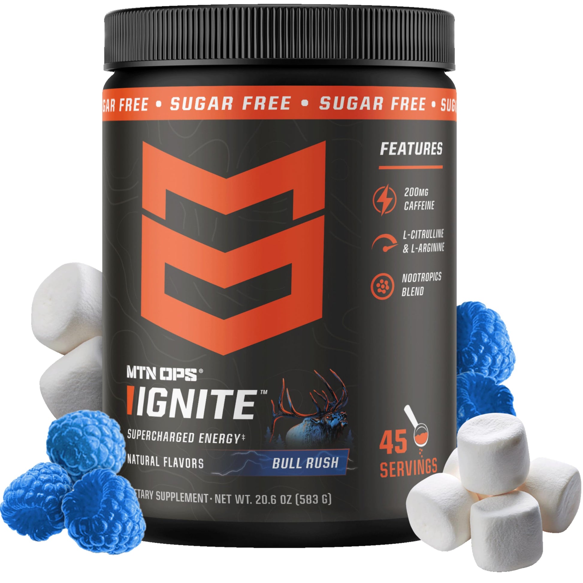 MTN OPS Ignite Energy Bull Rush Powder 22.4