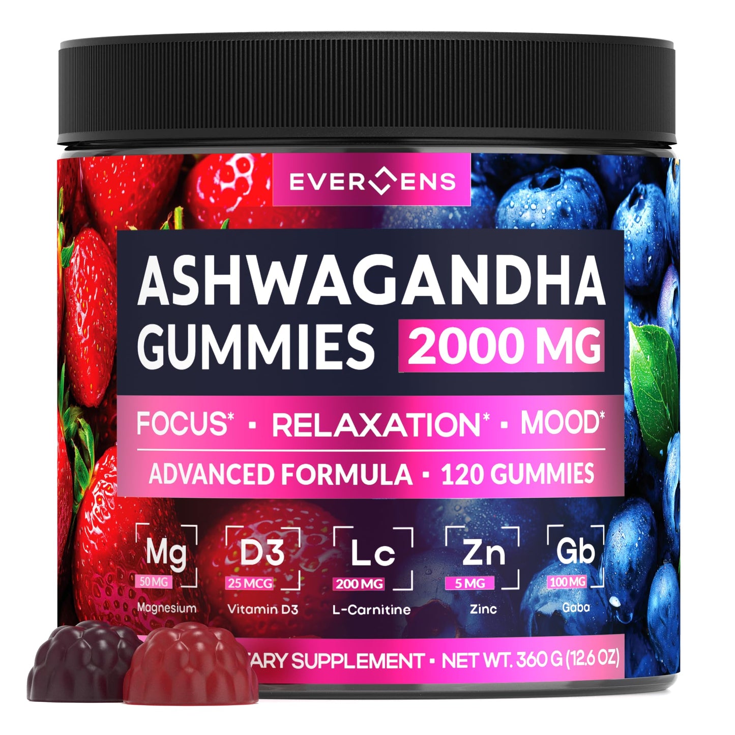EVERLLENS Ashwagandha Capsule 120 Count