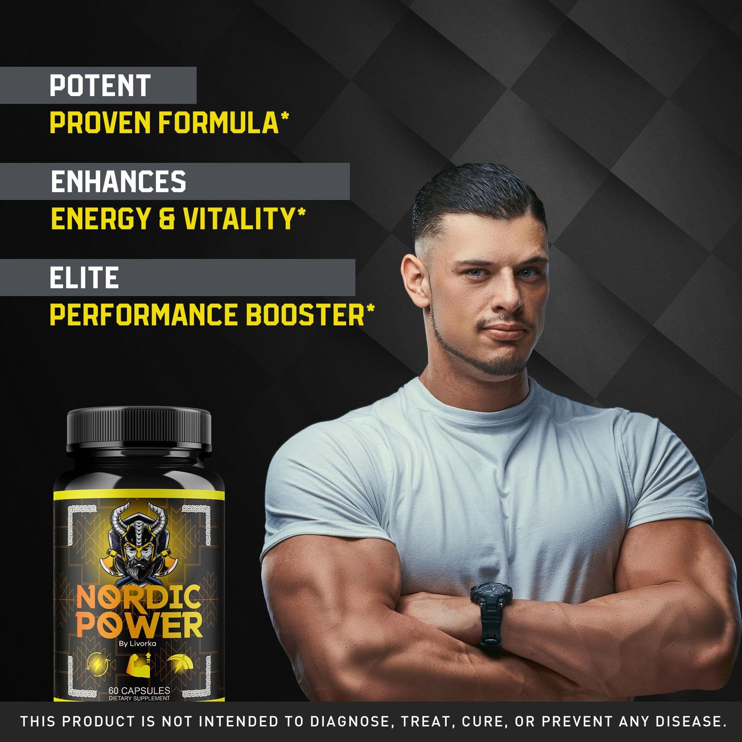 LIVORKA Nordic Power for Men 180 Capsules