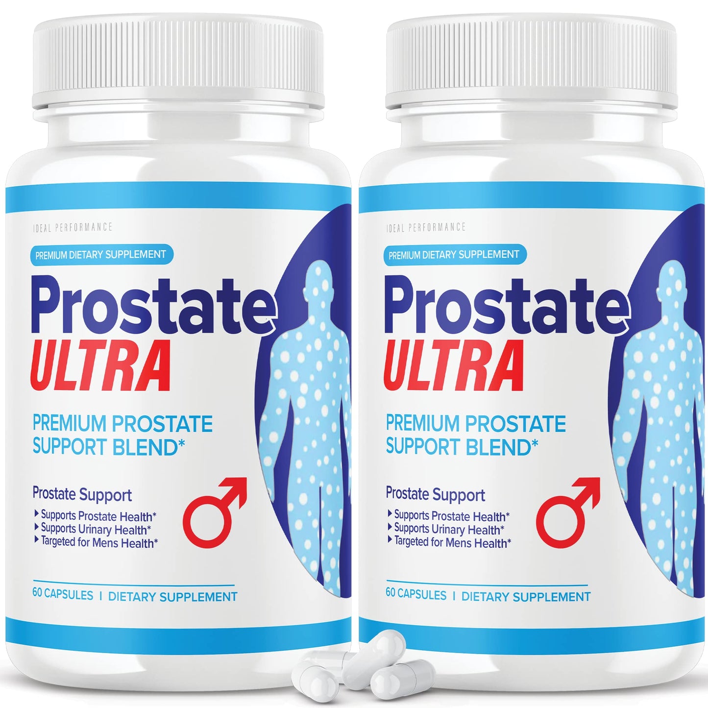 IDEAL PERFORMANCE Prostate Ultra Supplements for Men Prostate Health Formula 120 Capsules