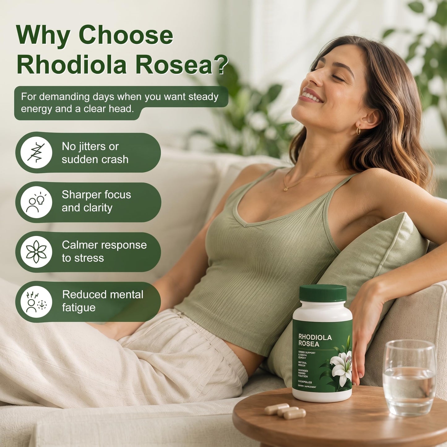 Shileoo Rhodiola Rosea 60 Capsules