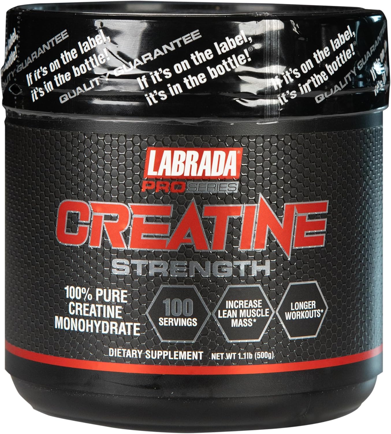 Labrada Pro Series Creatine Strength Powder, 1.1 Pound
