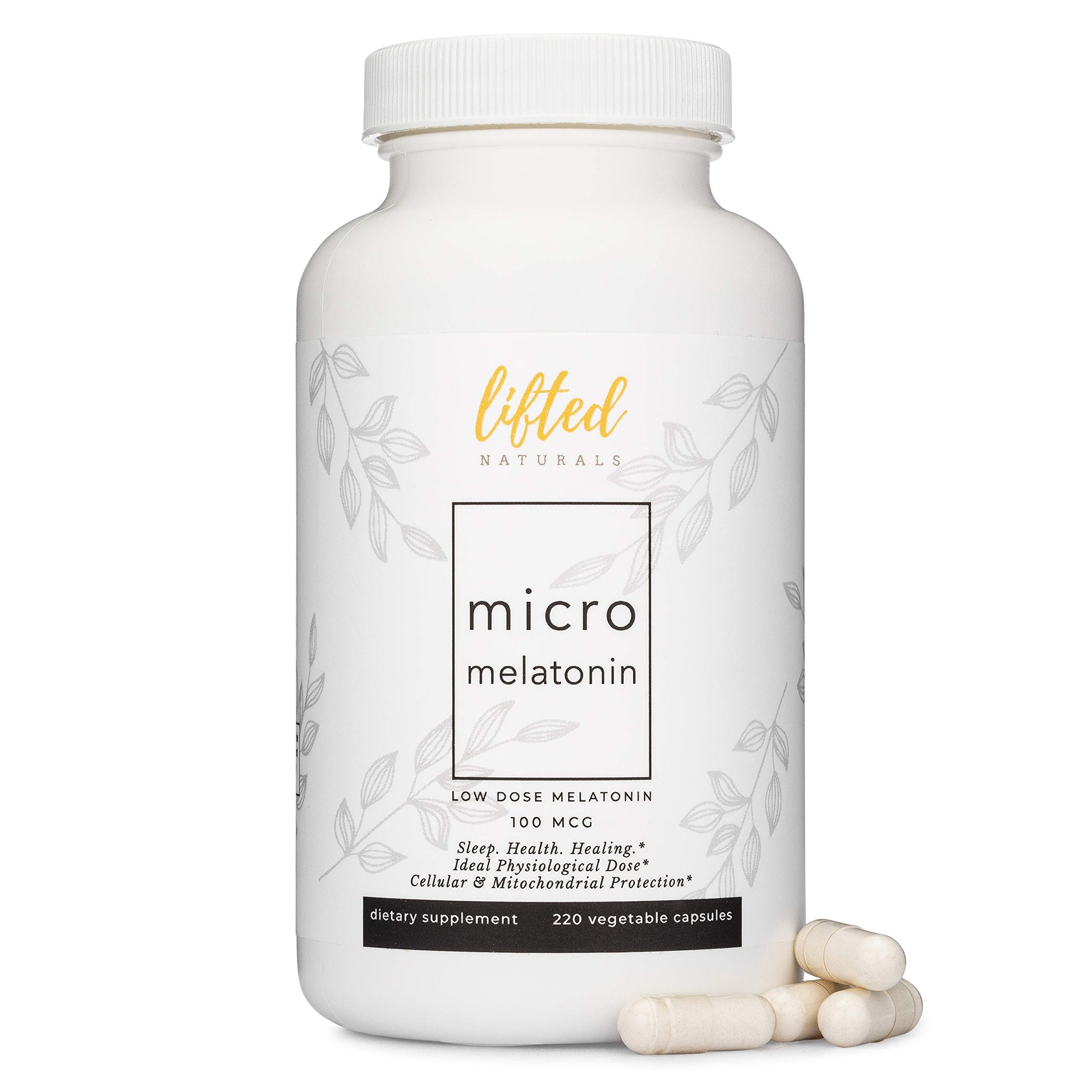 Lifted Naturals Micro Melatonin Capsule 220 Count