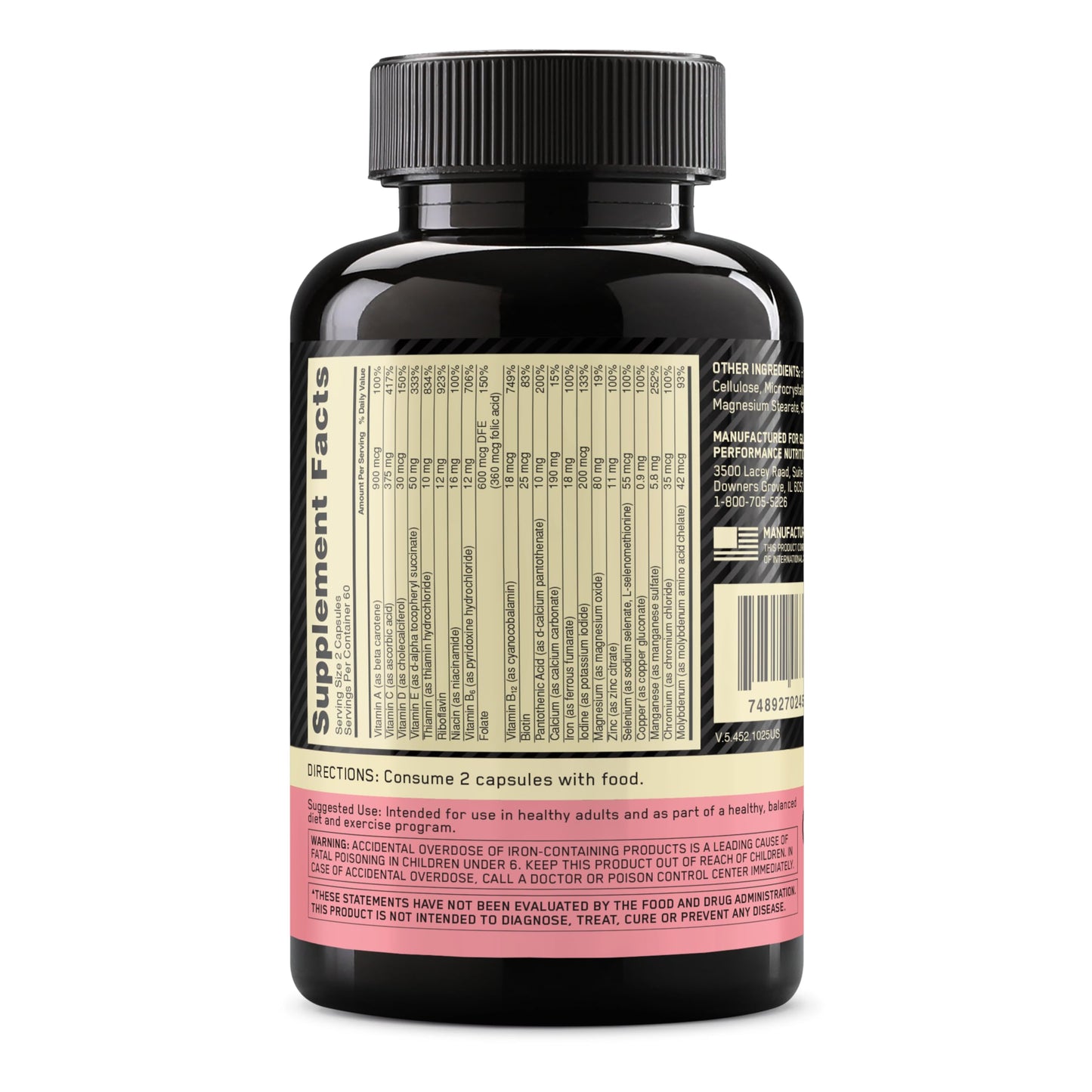 Optimum Nutrition Opti-Women Daily Multivitamin for Women Capsule 120 Count