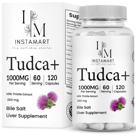INSTAMART Tudca Supplement Organic 1000mg Capsule, 120 Capsules
