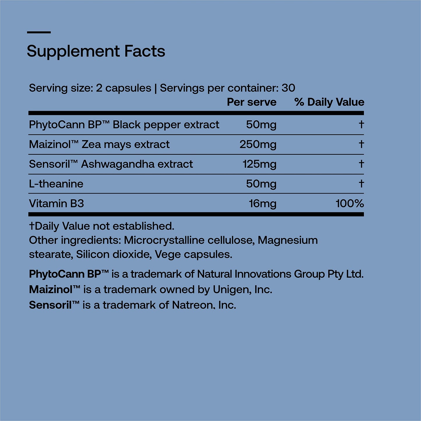 SRW Nrv² Calm Capsules 60 Capsules