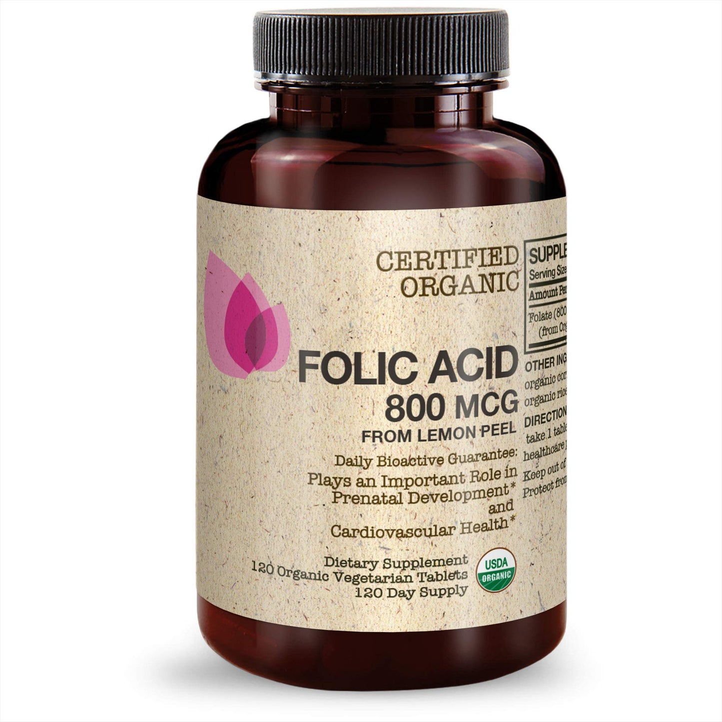 Futurebiotics Folic Acid 800mcg Vegetarian Tablets, 120 Tablets