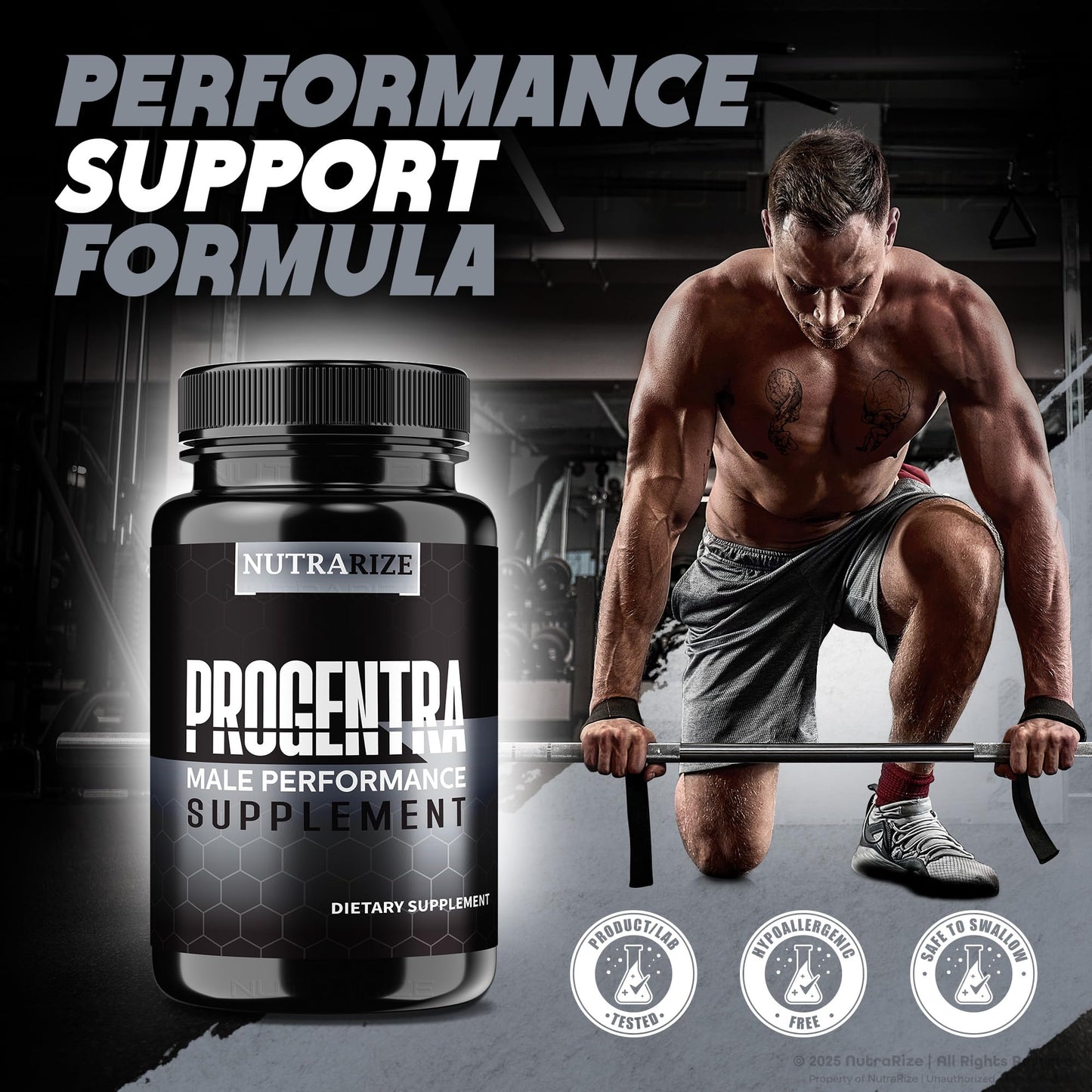 NutraRize Progentra Male Pills Capsule 300 Capsules