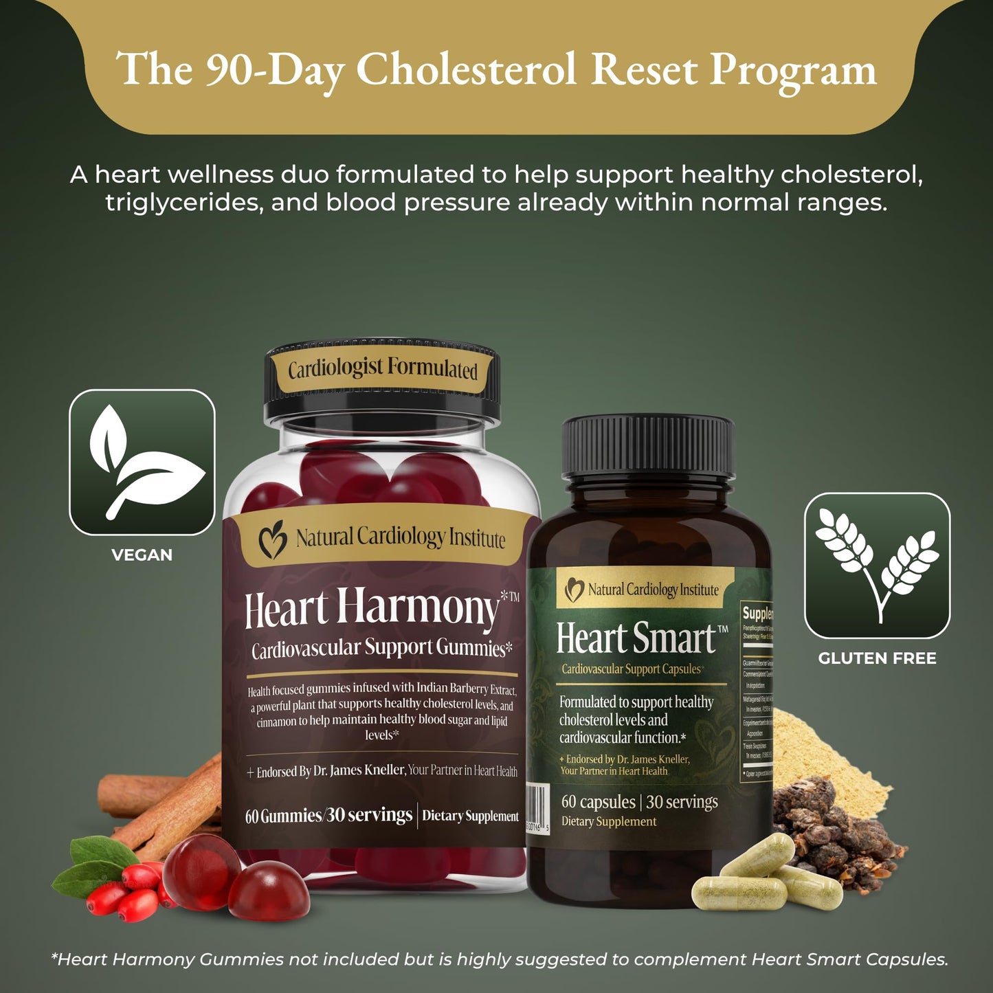 Natural Cardiology Institute Heart Smart 60 Capsules