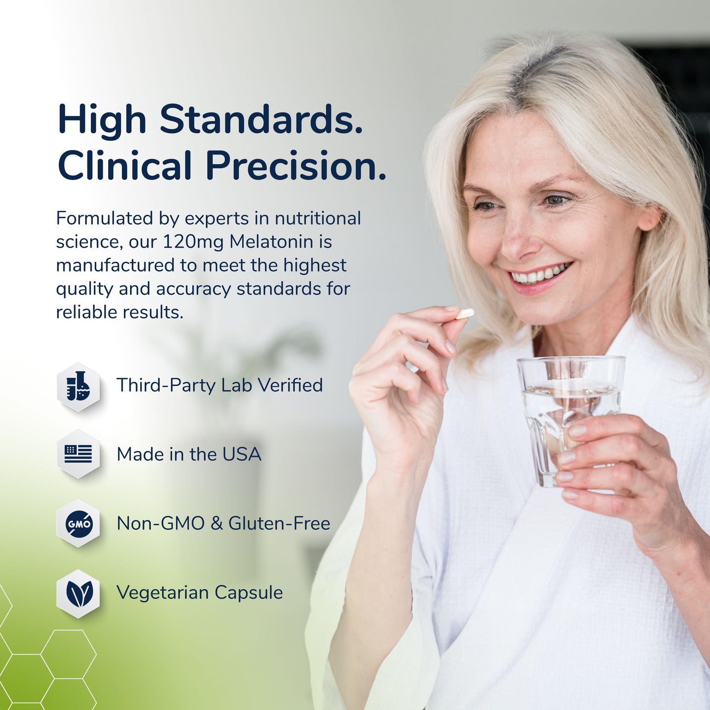 Scientific Health Solutions Melatonin 120mg High Dose Sleep Aid Capsule 90 Capsules