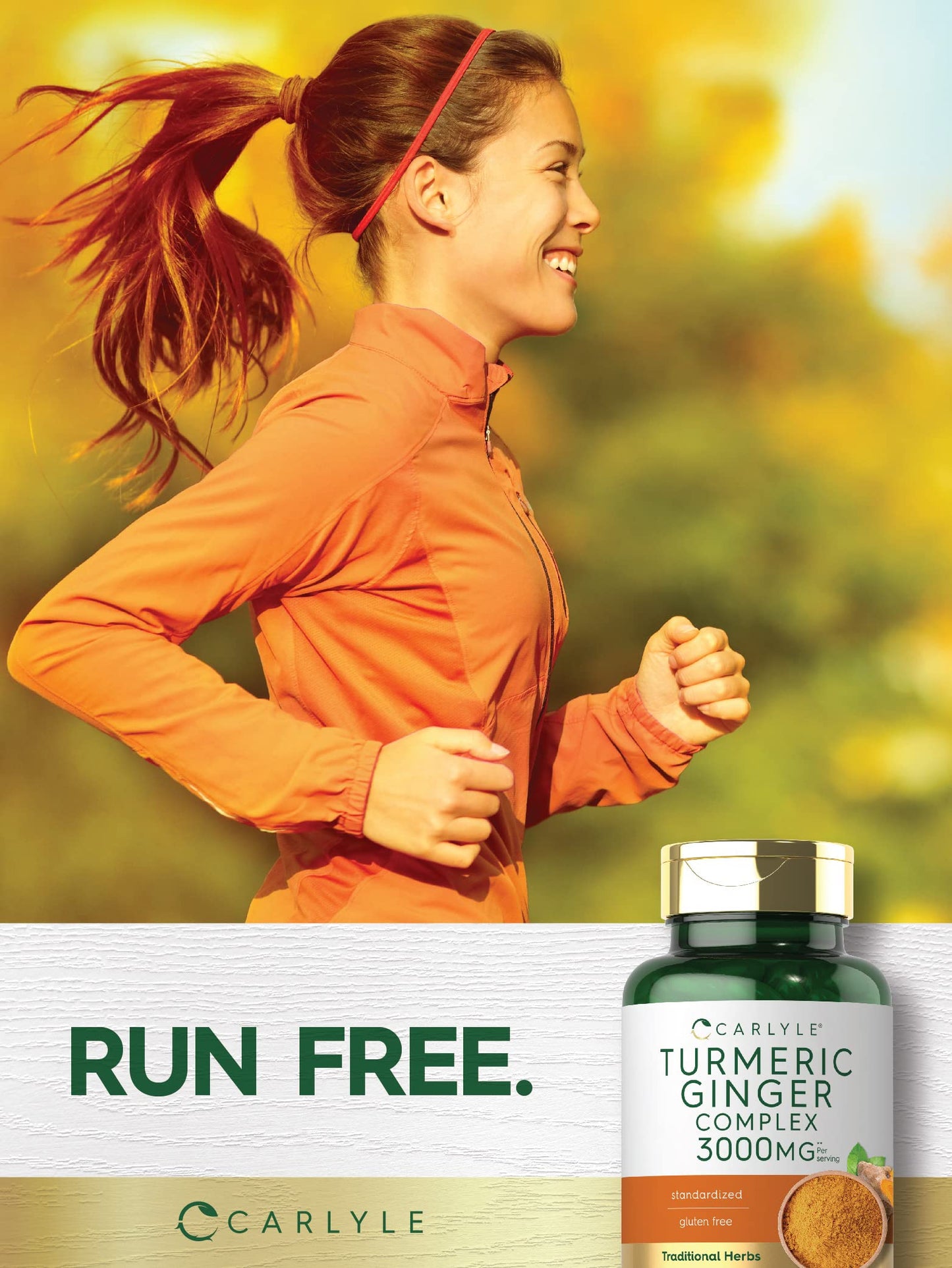 Carlyle Turmeric and Ginger Supplement Softgels 120
