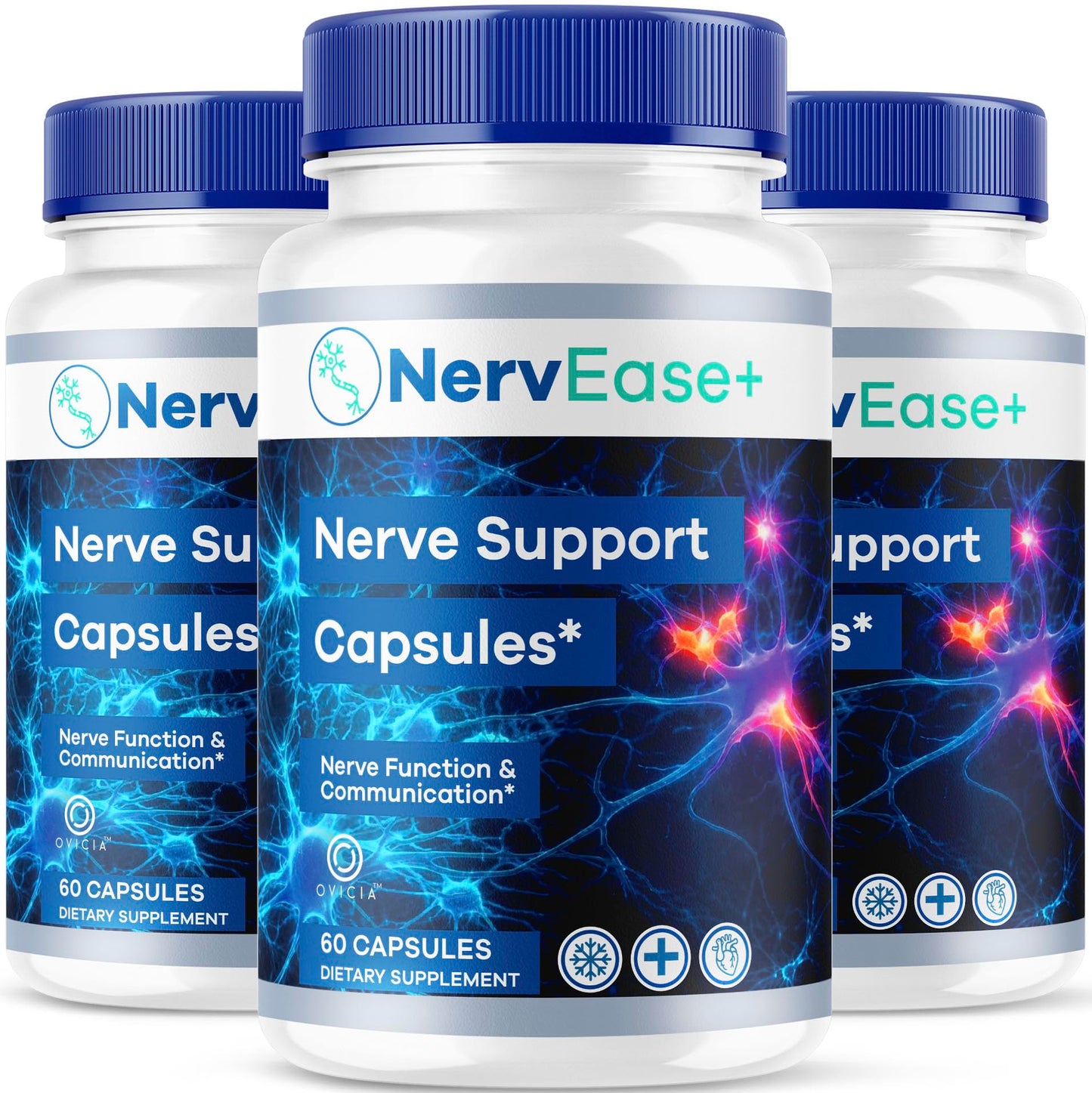 OVICIA NervEase Support Capsules, 180 Capsules