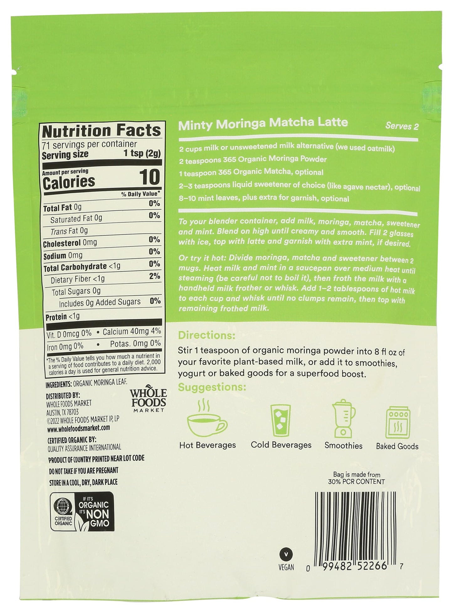 365 by Whole Foods Market Organic Moringa Powder 5 Ounce