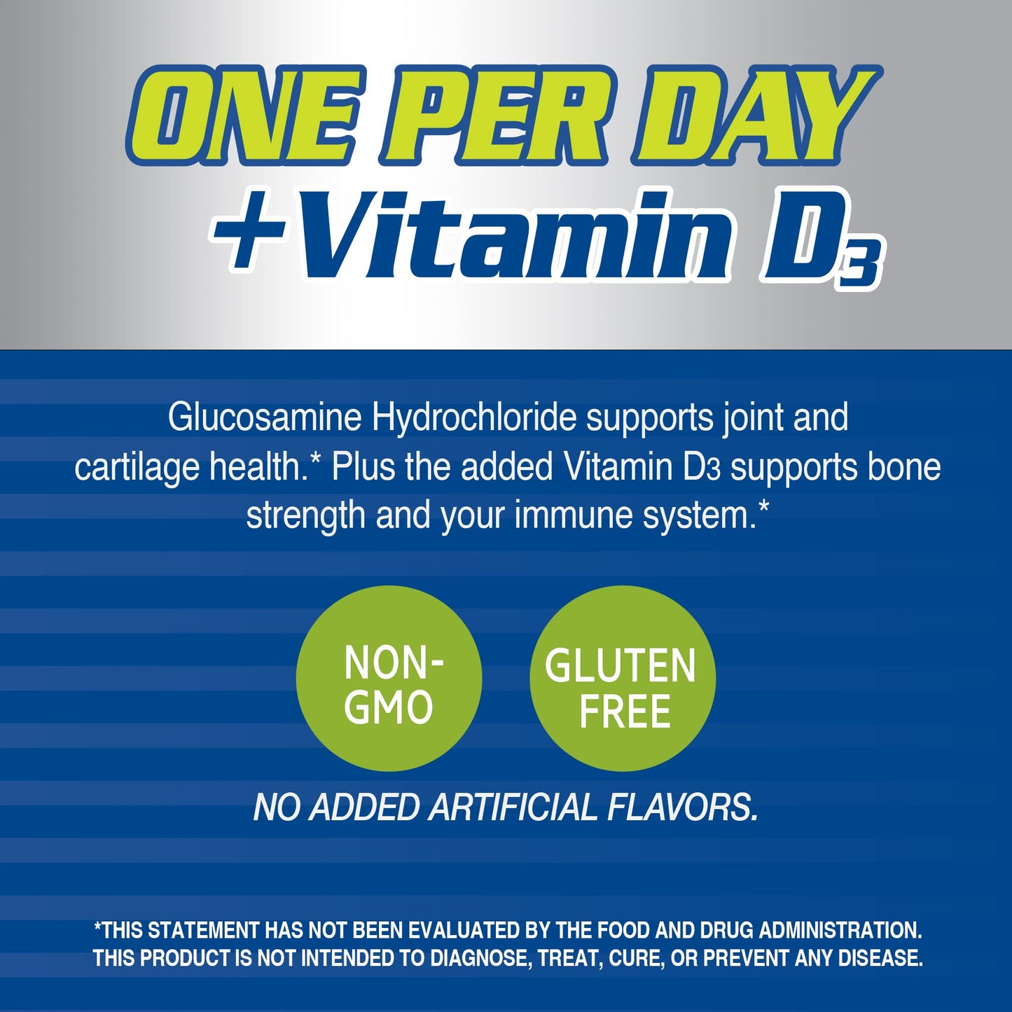 21st Century Glucosamine Daily Complex Plus D Tablets, 60 Count