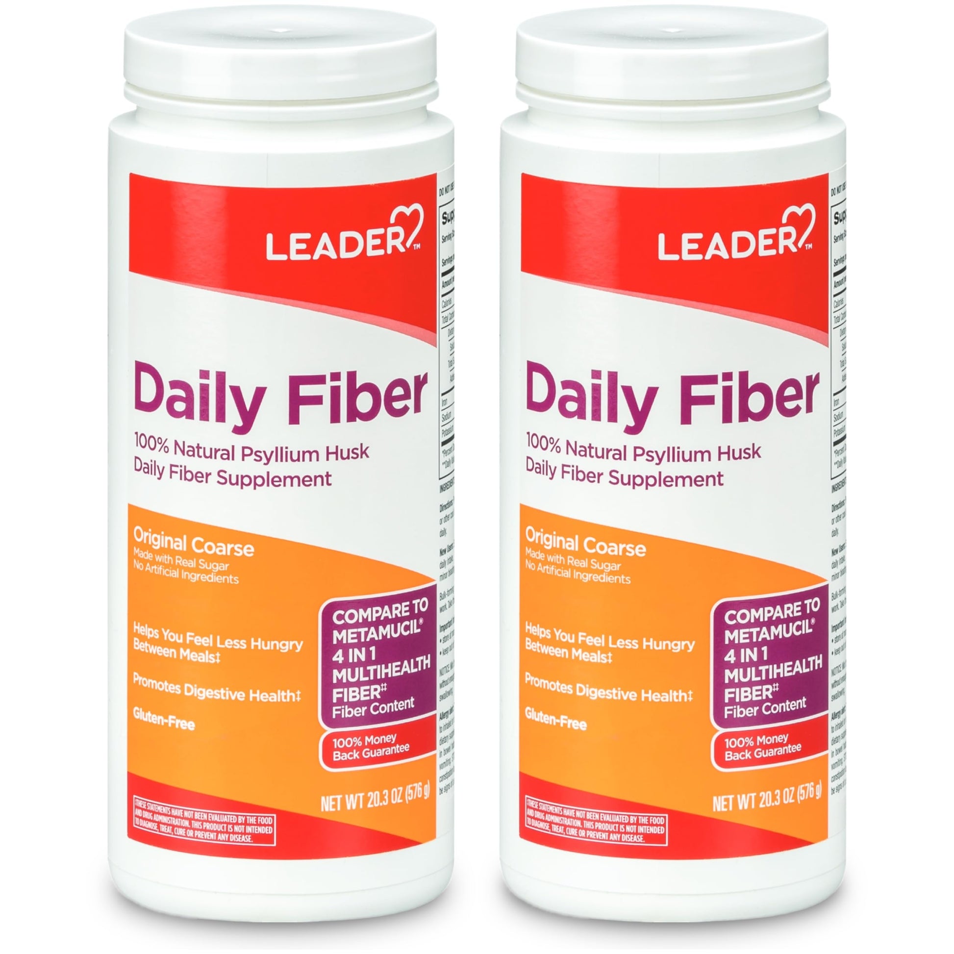 Leader Psyllium Husk Powder Supplement, 40.6 oz