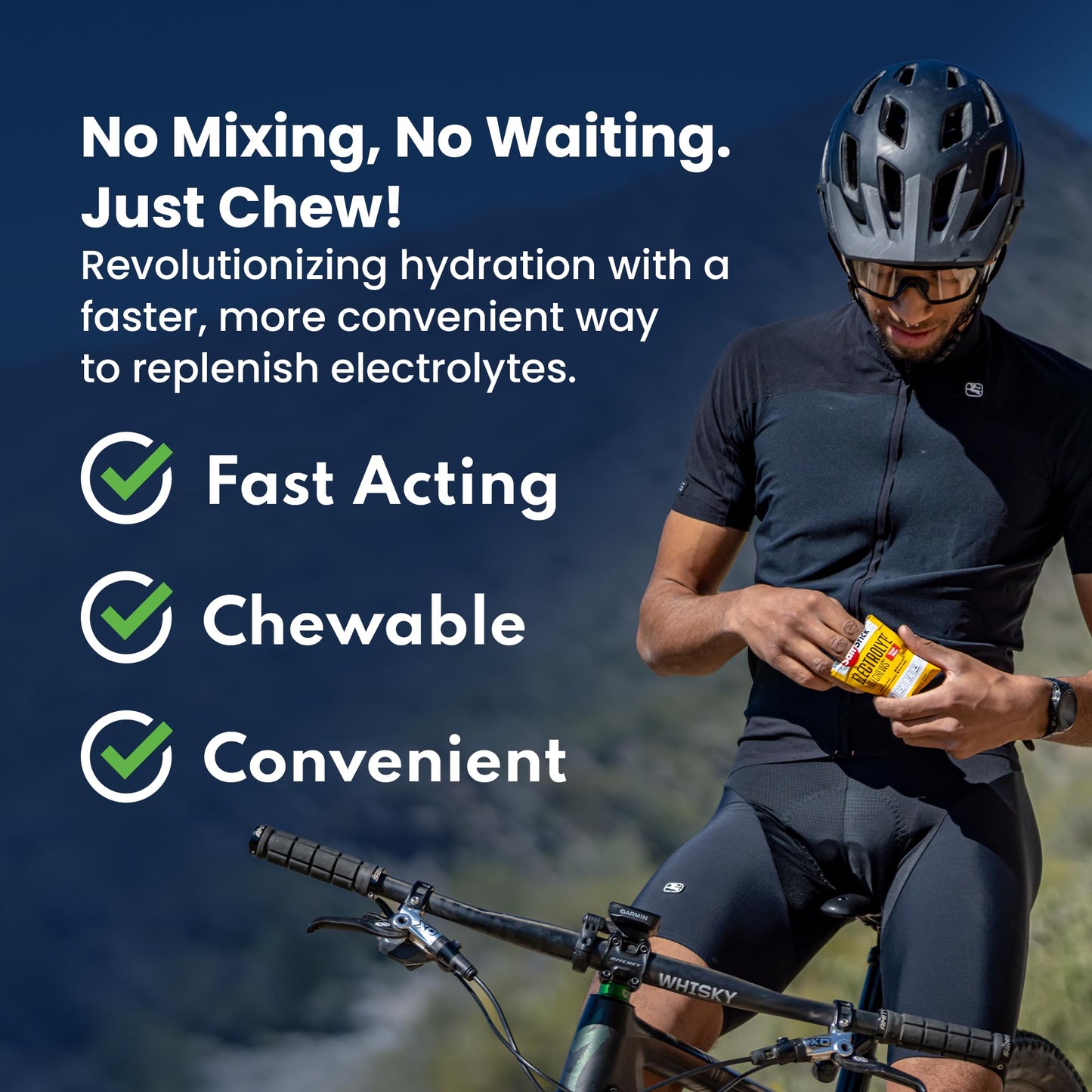 SaltStick Electrolyte FastChews Chewable Tablets, 120 Count