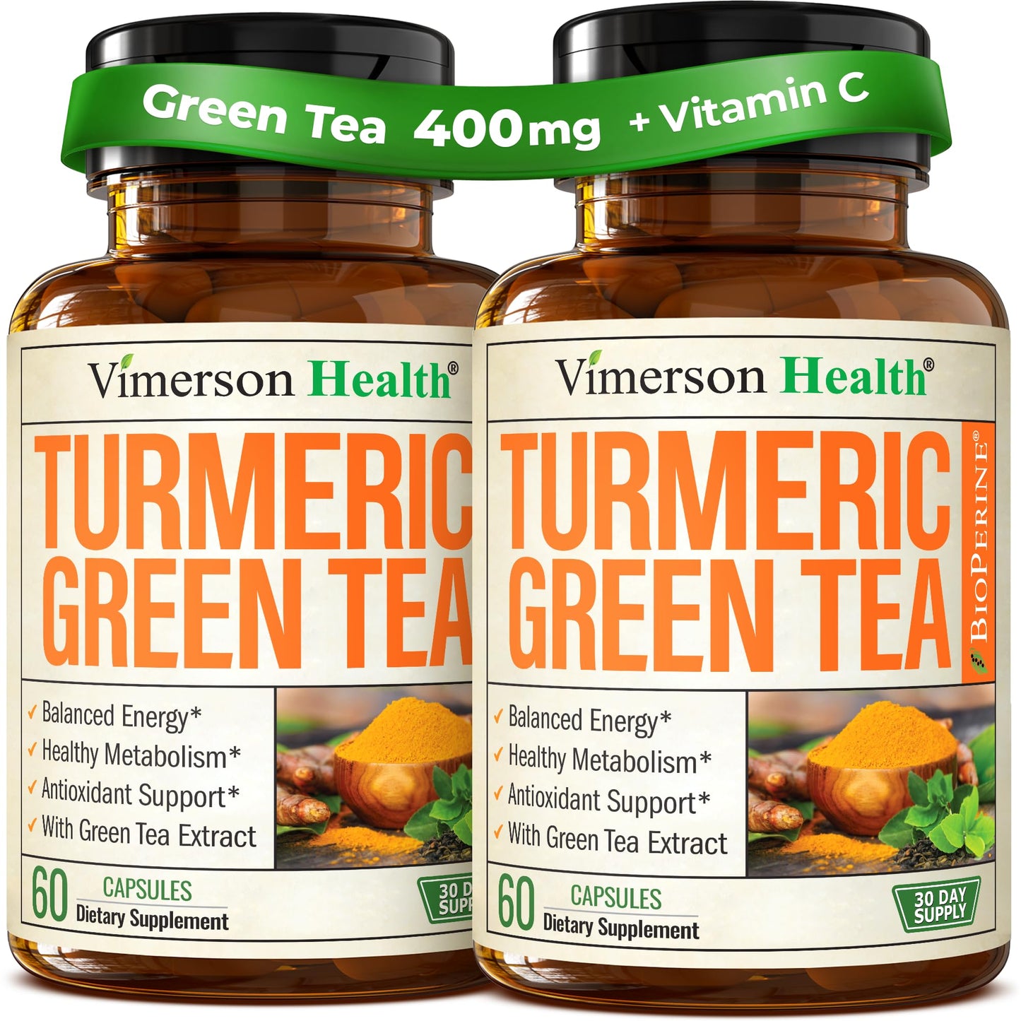 Vimerson Health Turmeric Curcumin Capsules, 120 Count