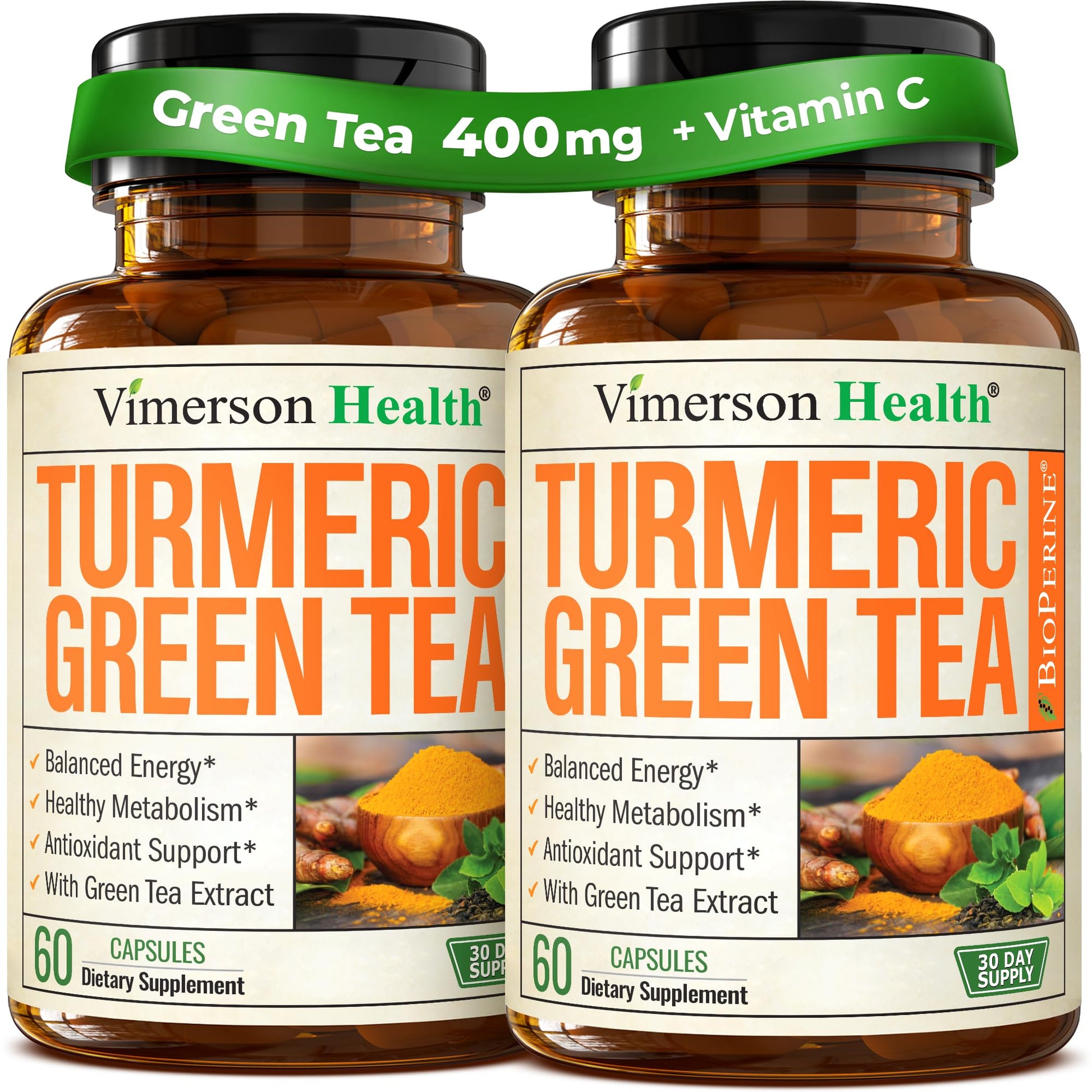 Vimerson Health Turmeric Curcumin Capsules, 120 Count